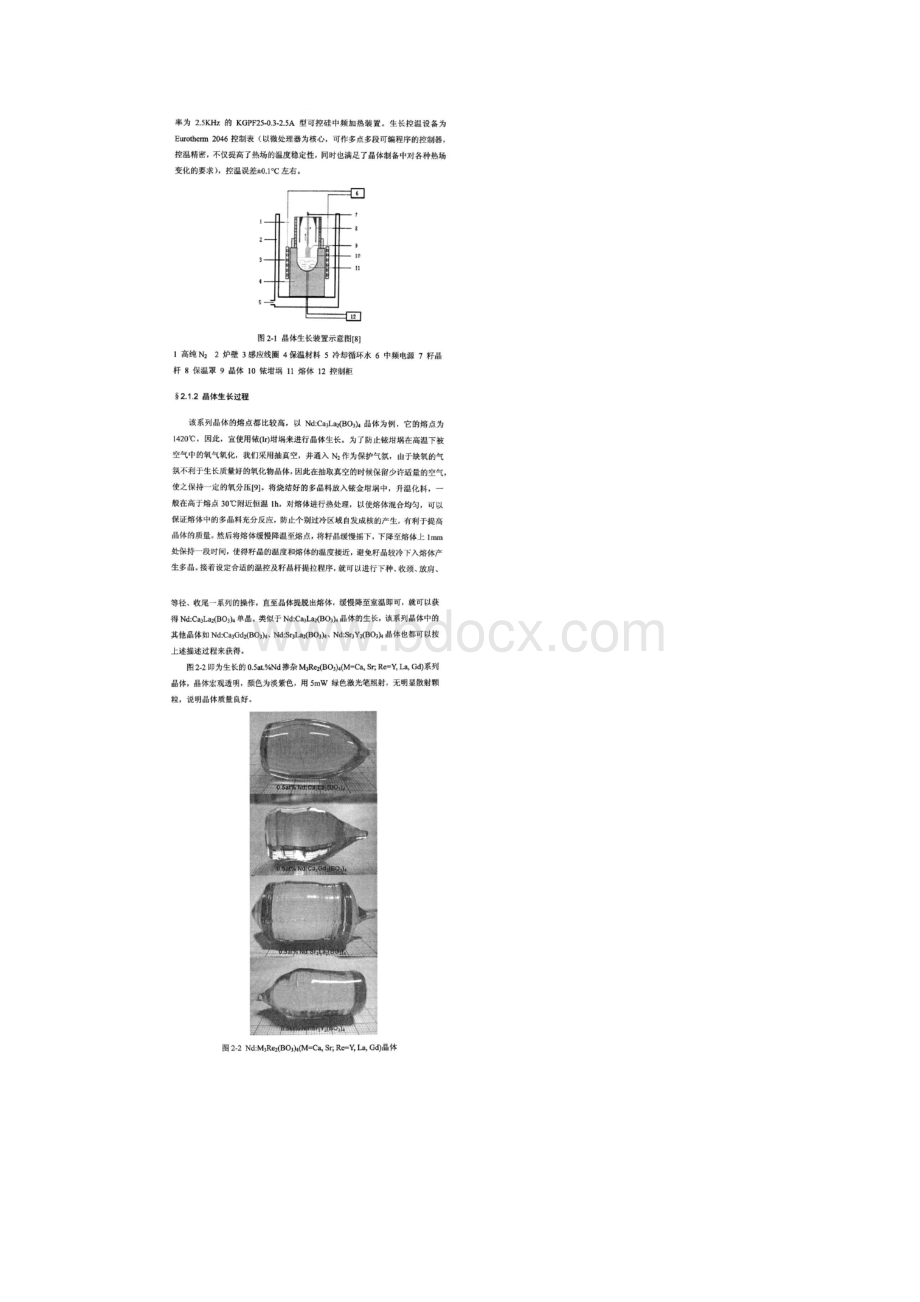 新型硼酸盐系列晶体的生长与性能表征.docx_第2页