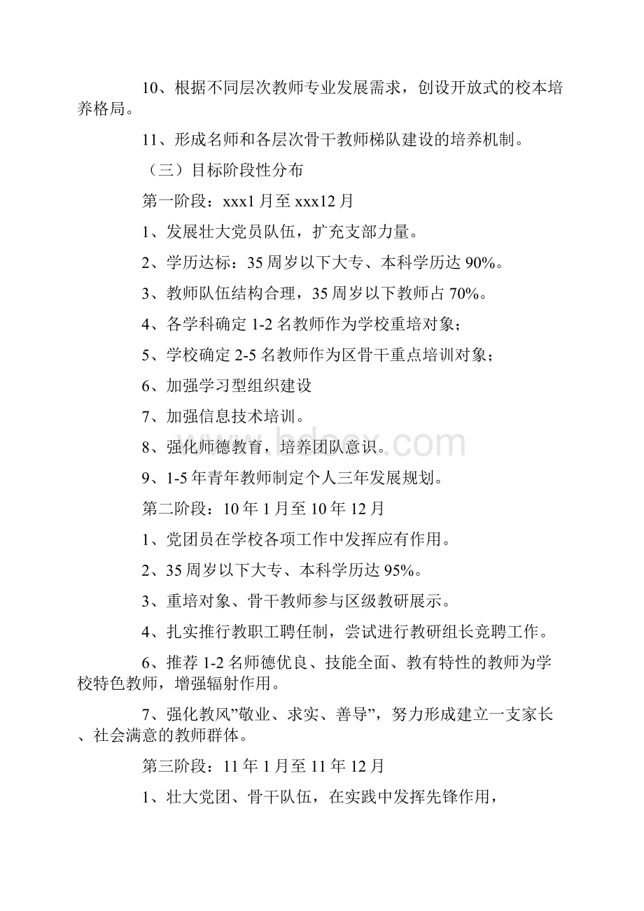 学校强师兴教三年工作计划.docx_第3页