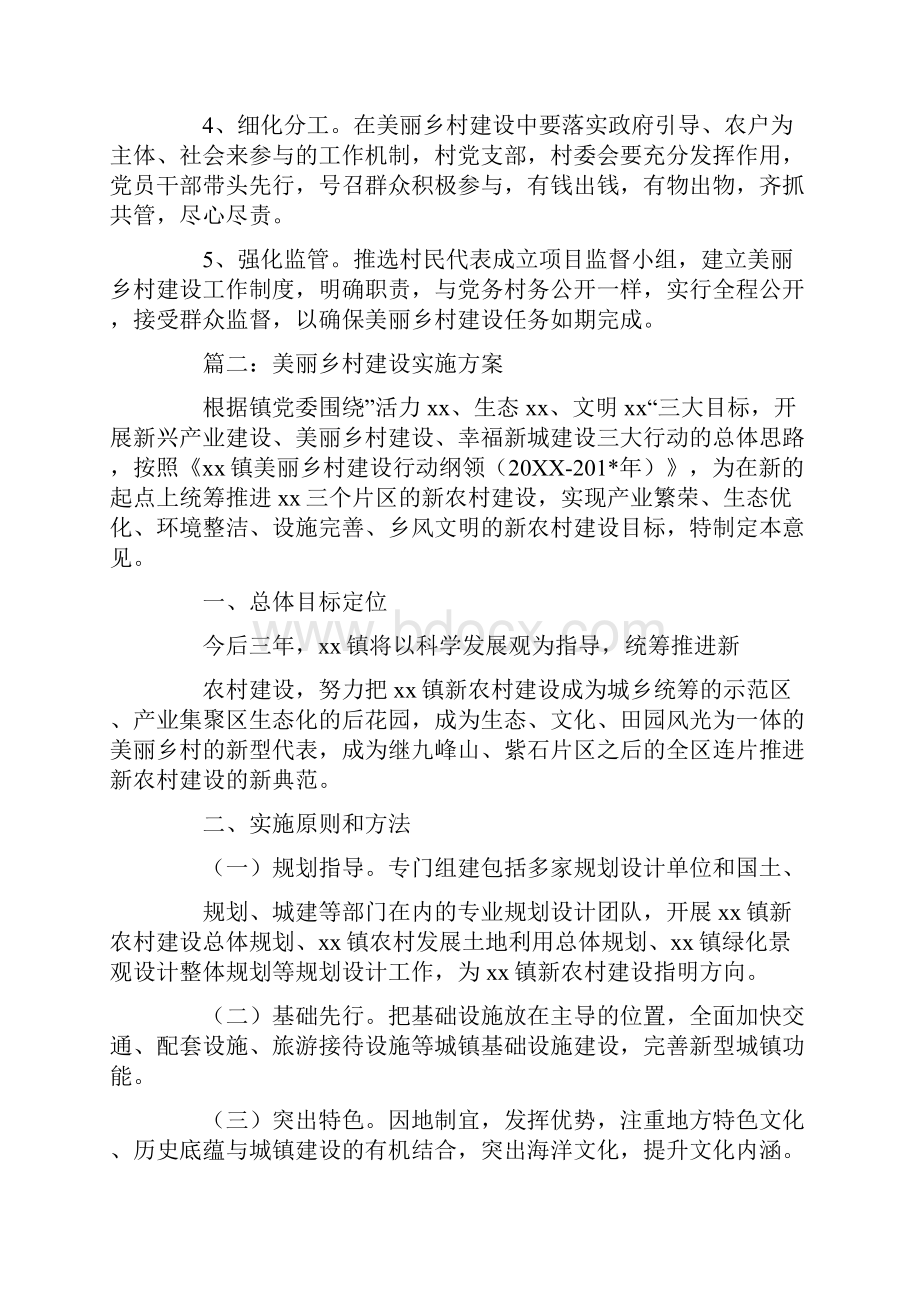 美丽乡村建设实施方案.docx_第3页