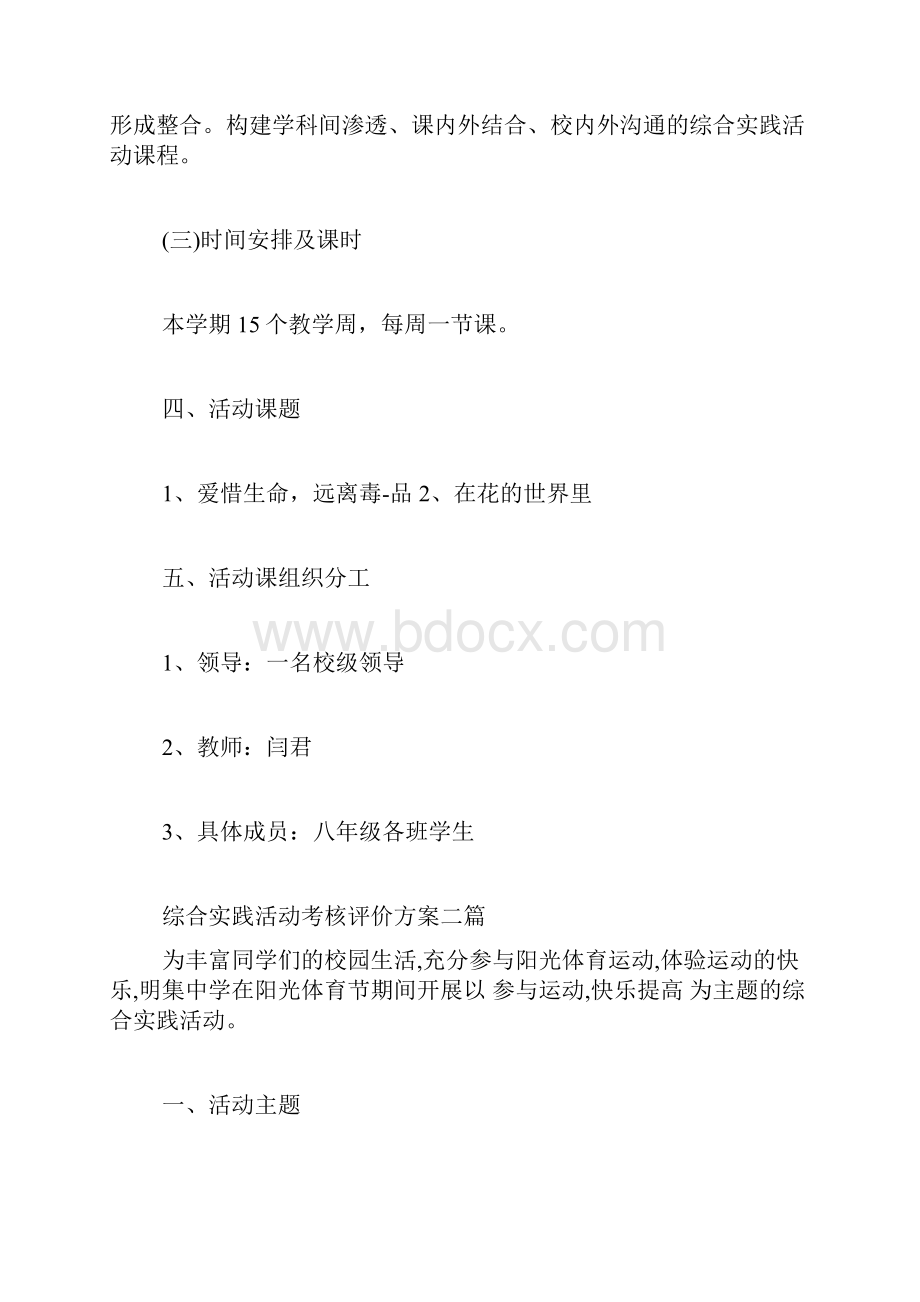 综合实践活动考核评价方案三篇.docx_第3页