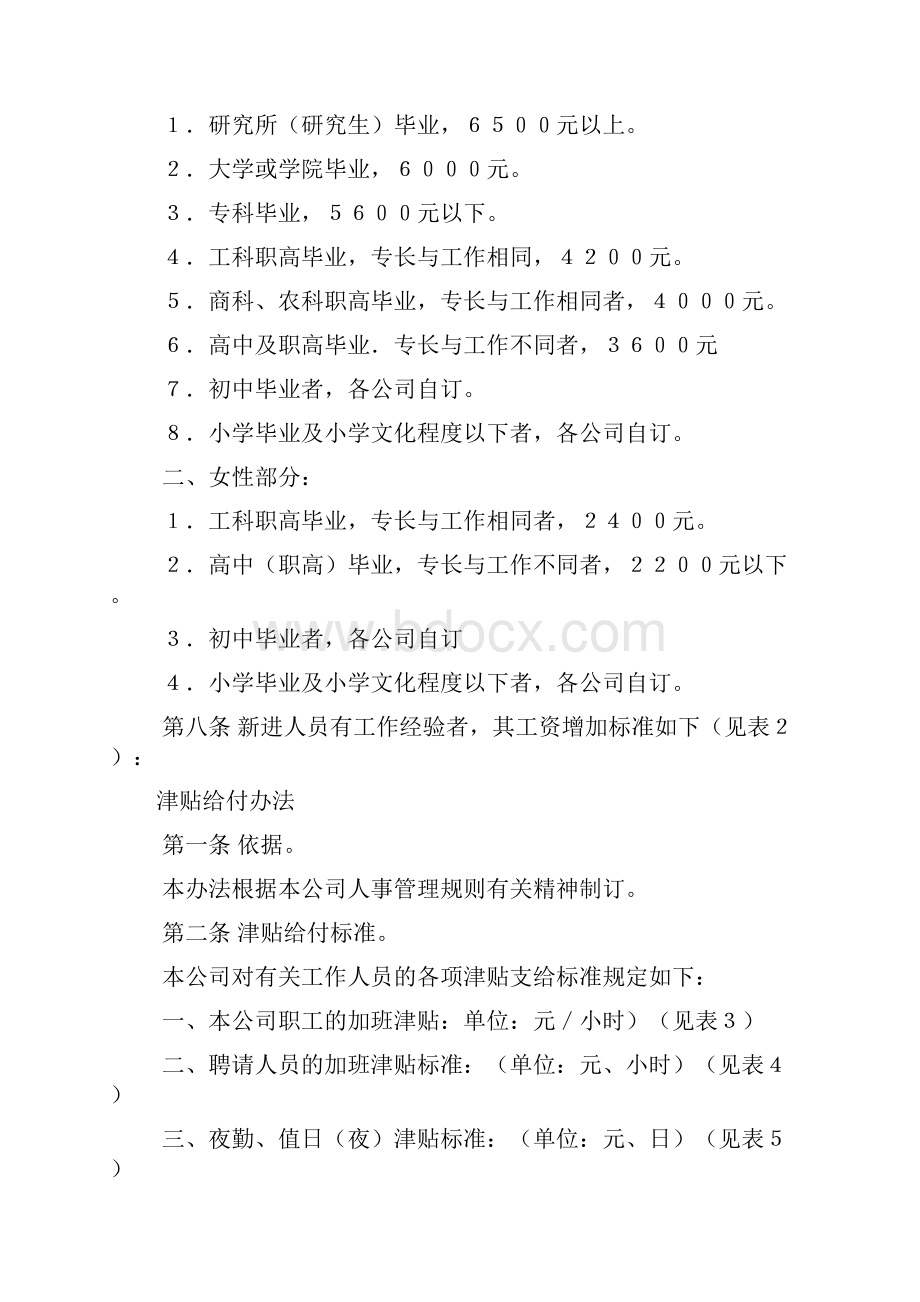 人力资源员工职务工资管理规定doc 30页资料.docx_第2页