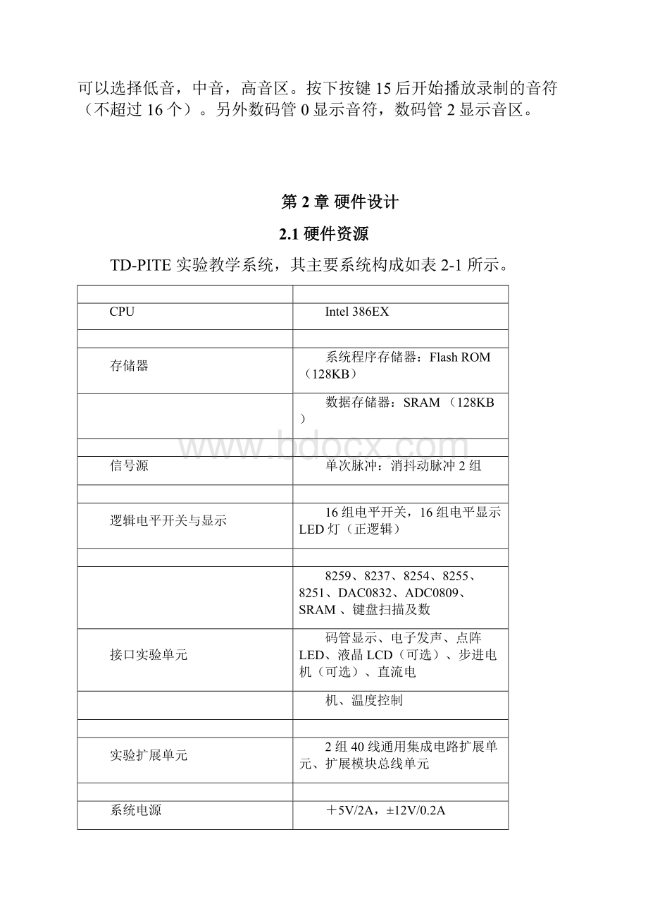 基于某8086地简易电子琴设计附总汇编源程序.docx_第3页