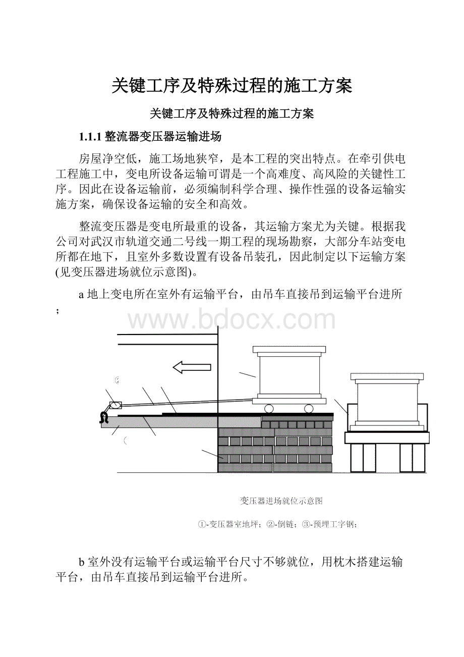 关键工序及特殊过程的施工方案.docx