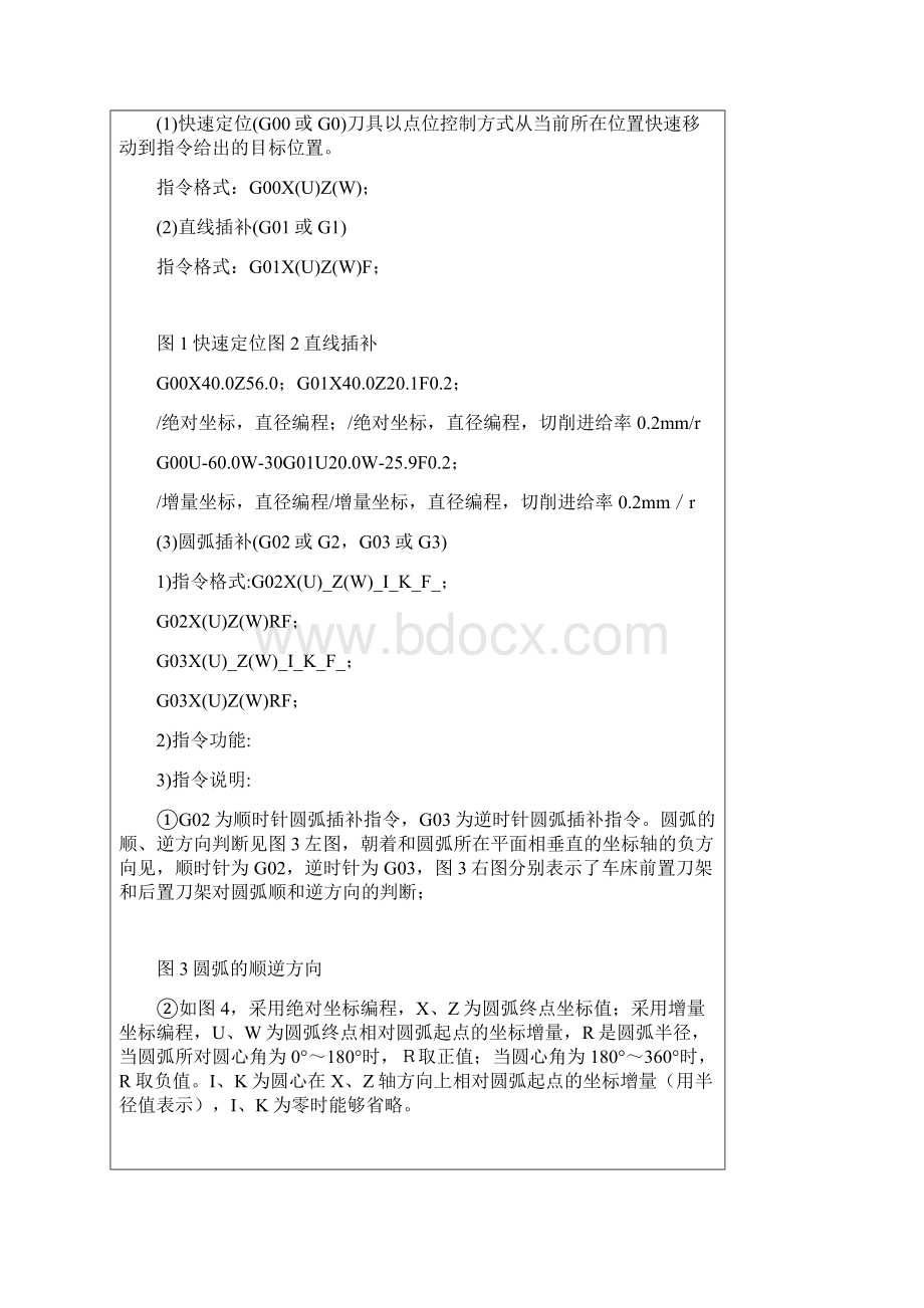 数控加工类数控车床编程基本指令大全精编.docx_第2页