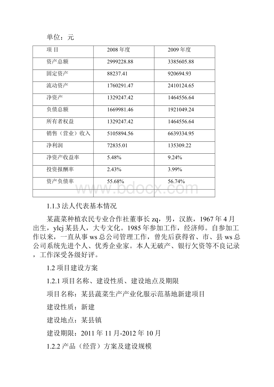 蔬菜生产产业化服示范基地新建项目可行性研究报告.docx_第2页