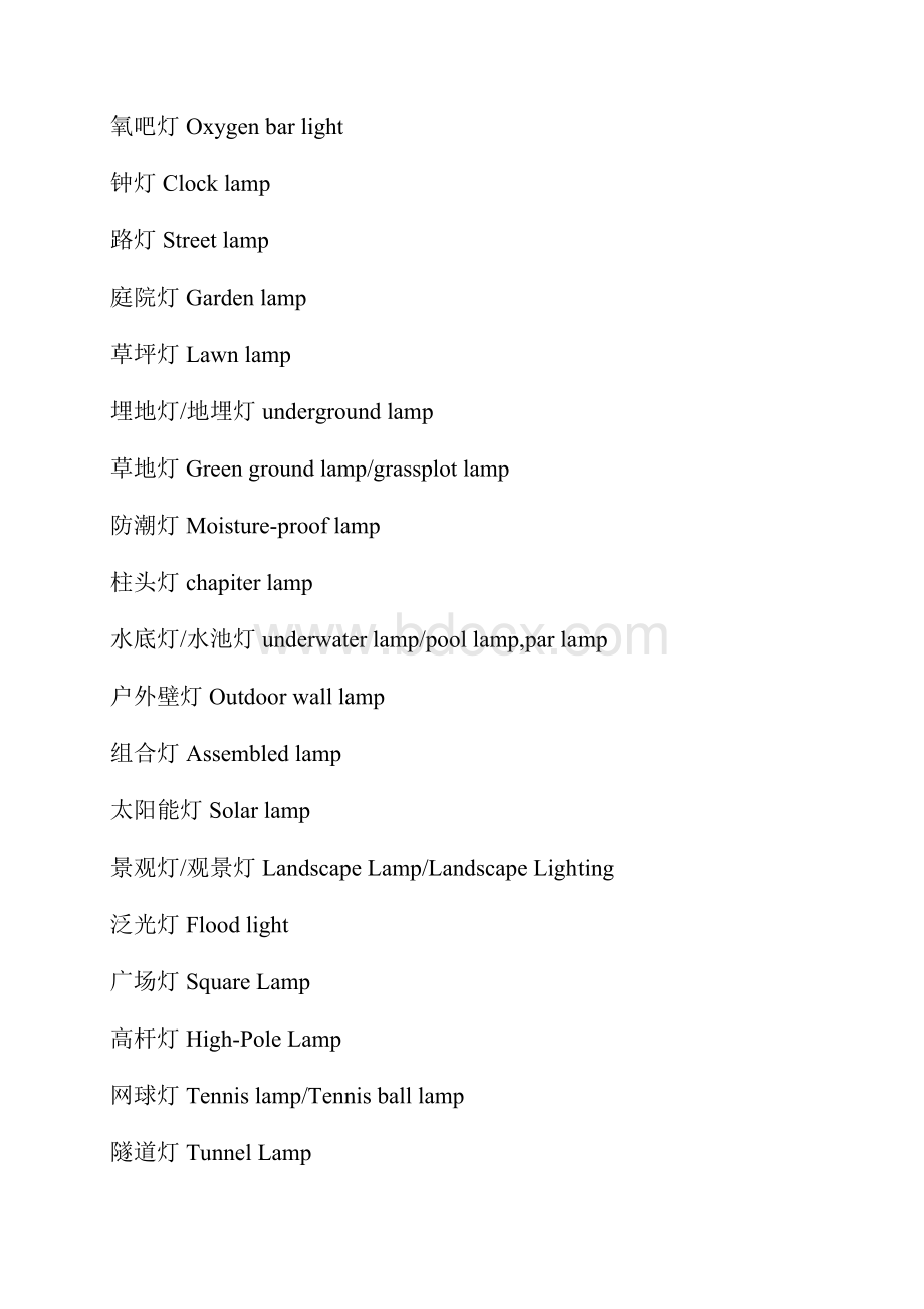 LED照明 灯具 英语 单词.docx_第3页