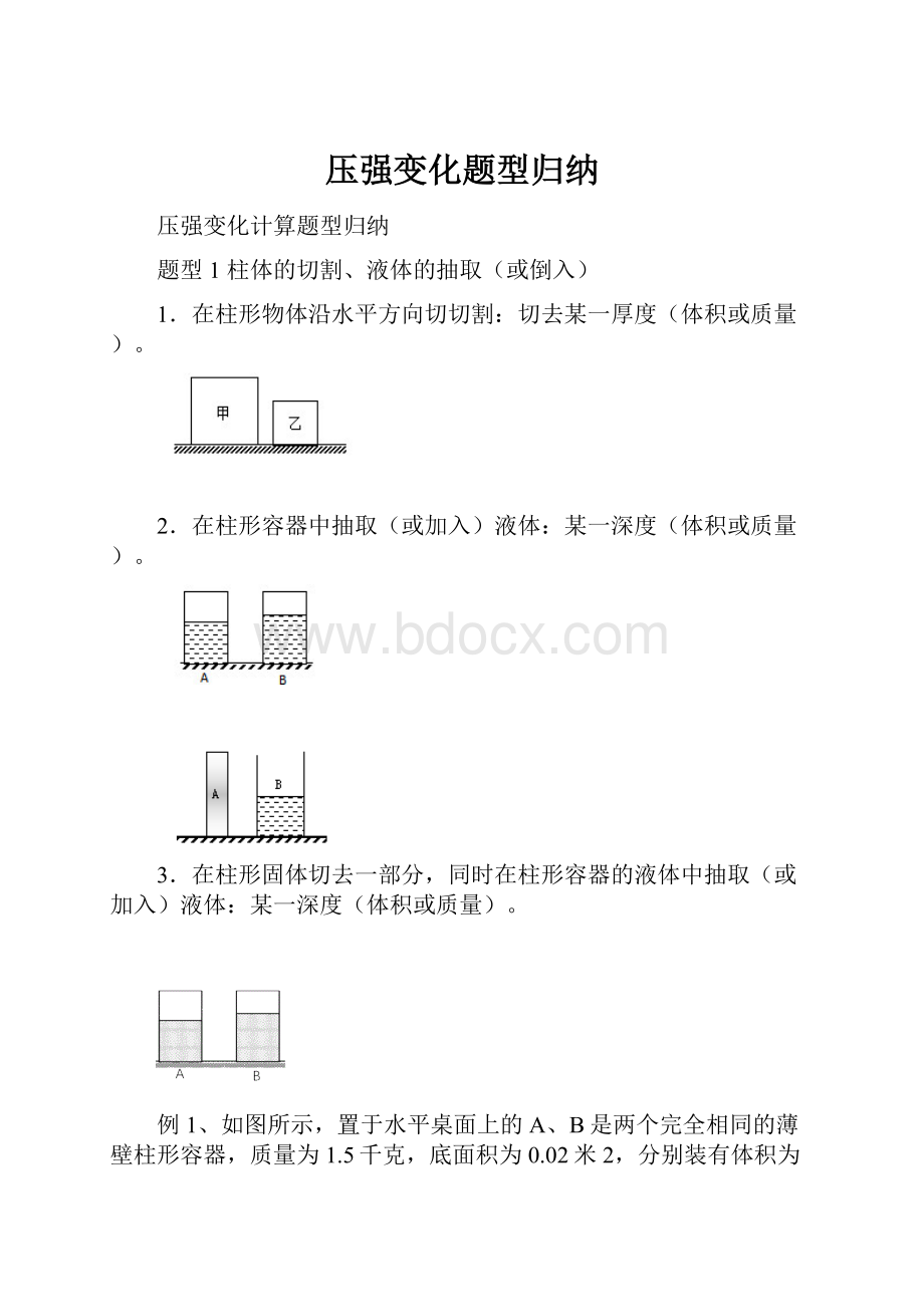 压强变化题型归纳.docx_第1页