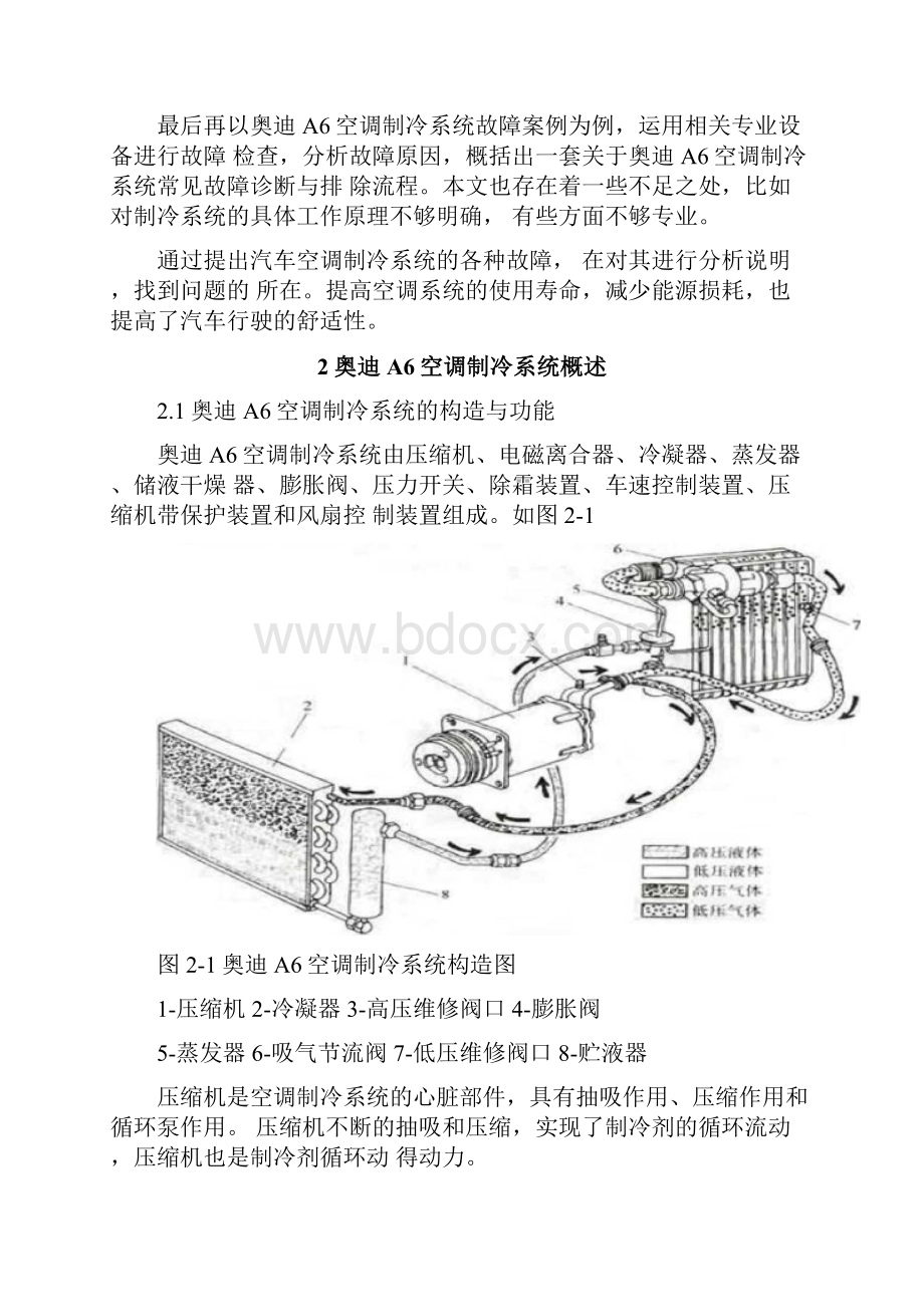 奥迪A6空调制冷系统故障诊断及排除.docx_第3页