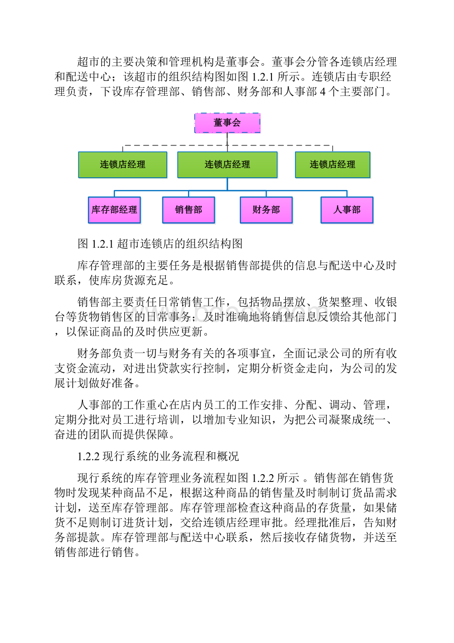 超市连锁店库存管理信息系统课程设计.docx_第3页