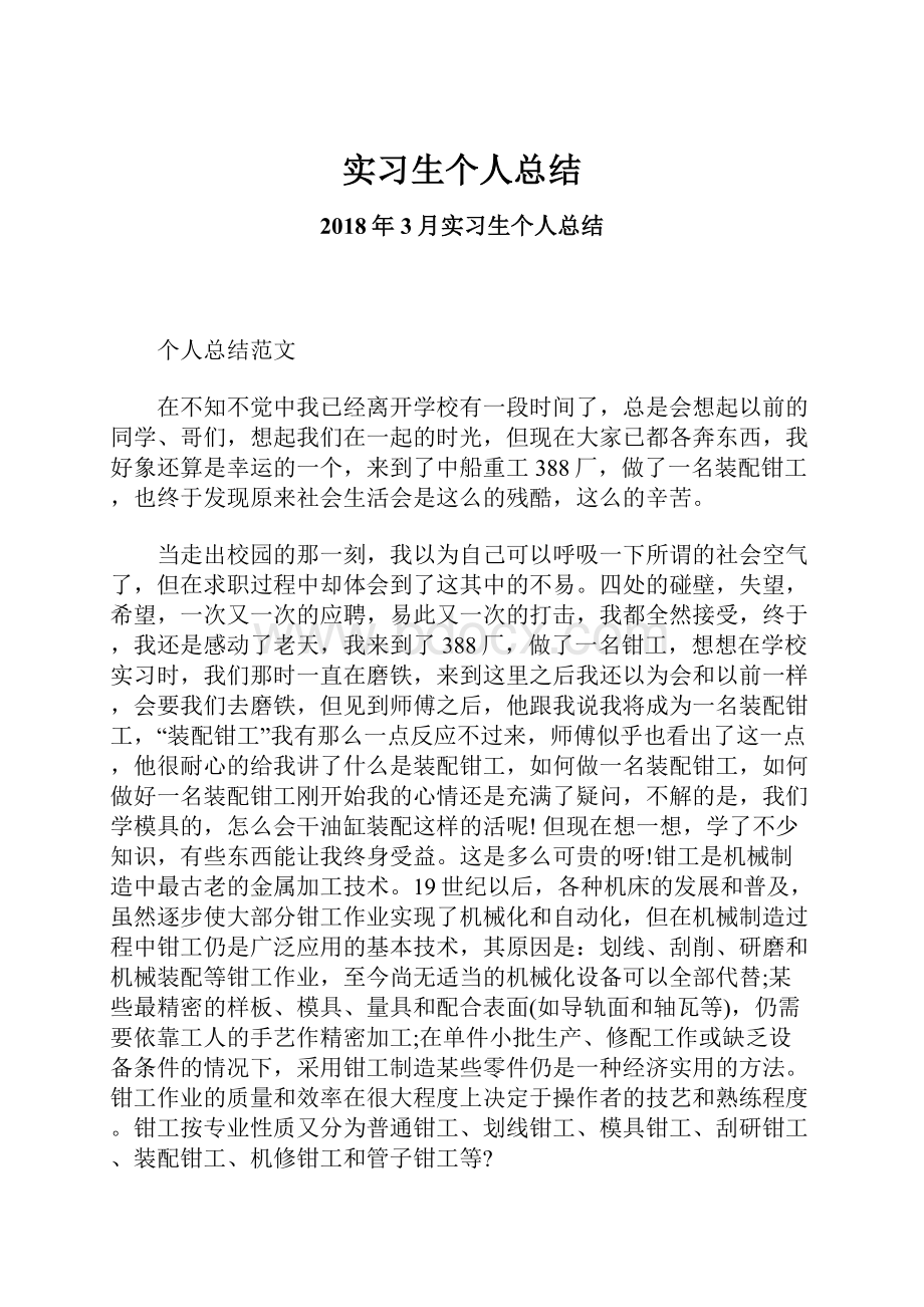 实习生个人总结.docx_第1页