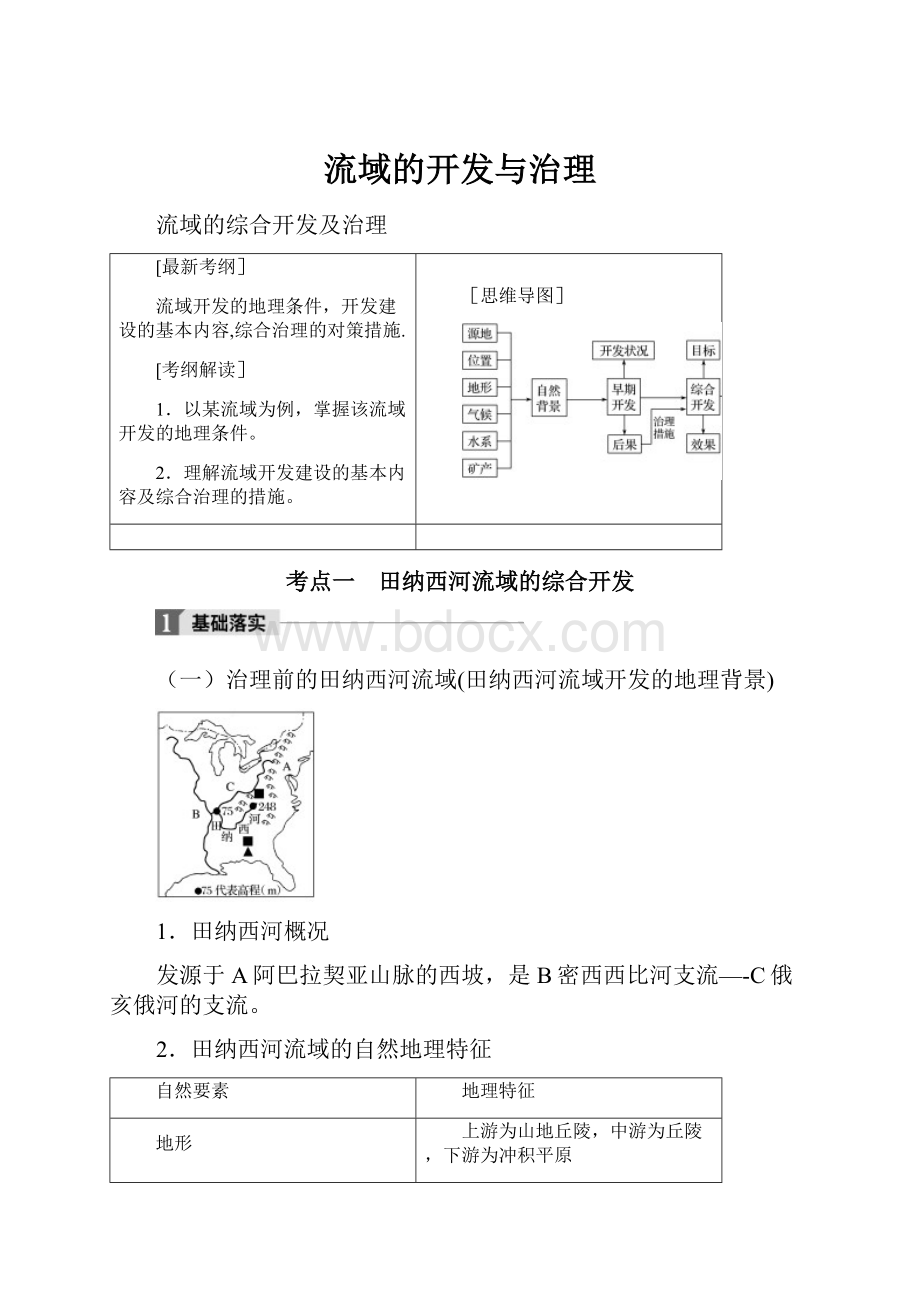 流域的开发与治理.docx