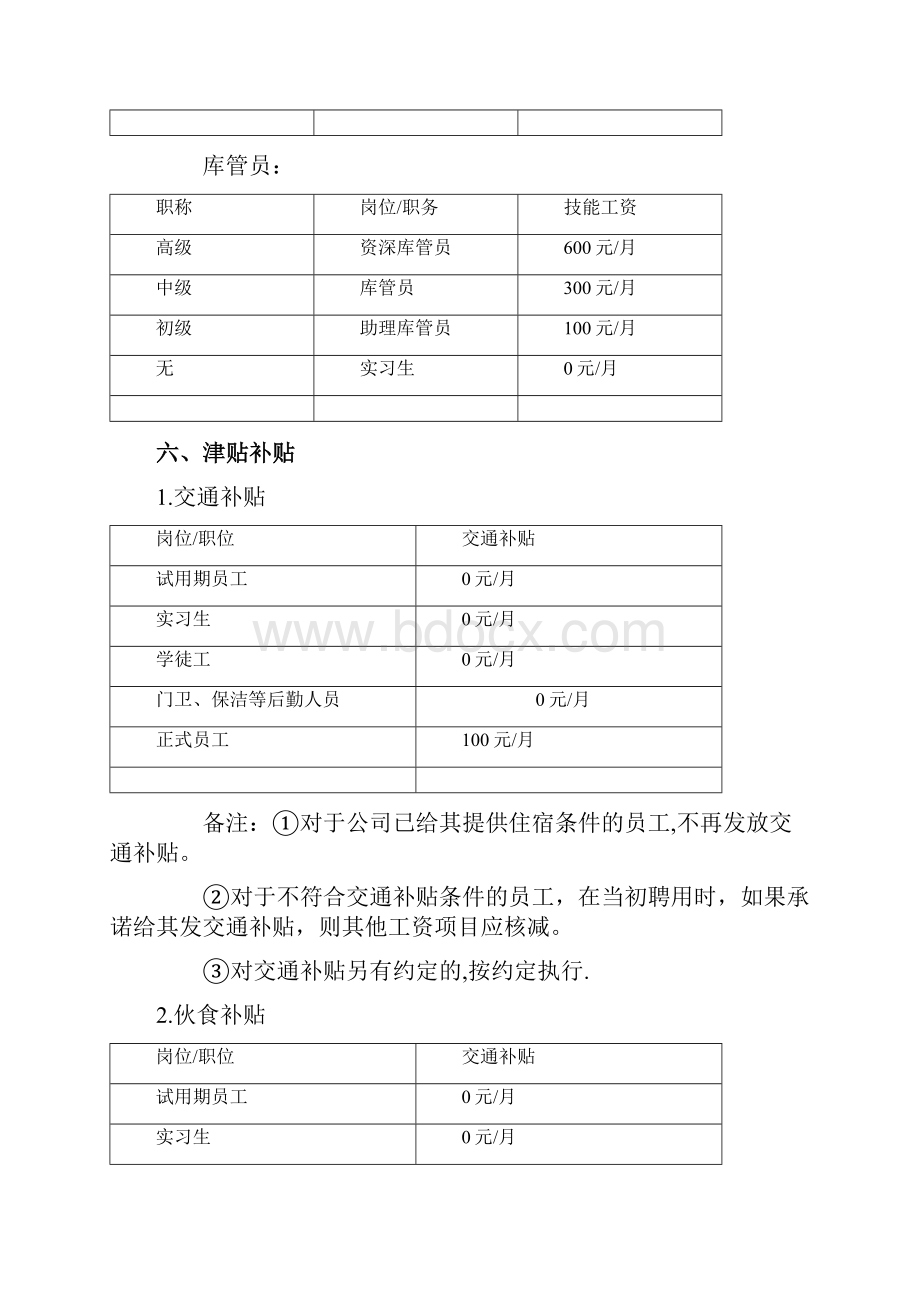 工资奖金提成及绩效考核管理方案用心整理精品资料.docx_第3页