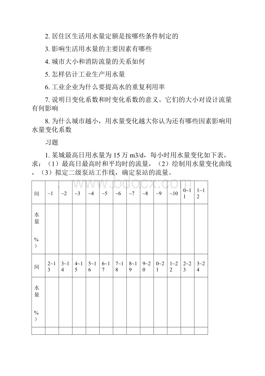 给水排水管网系统自编练习题.docx_第2页