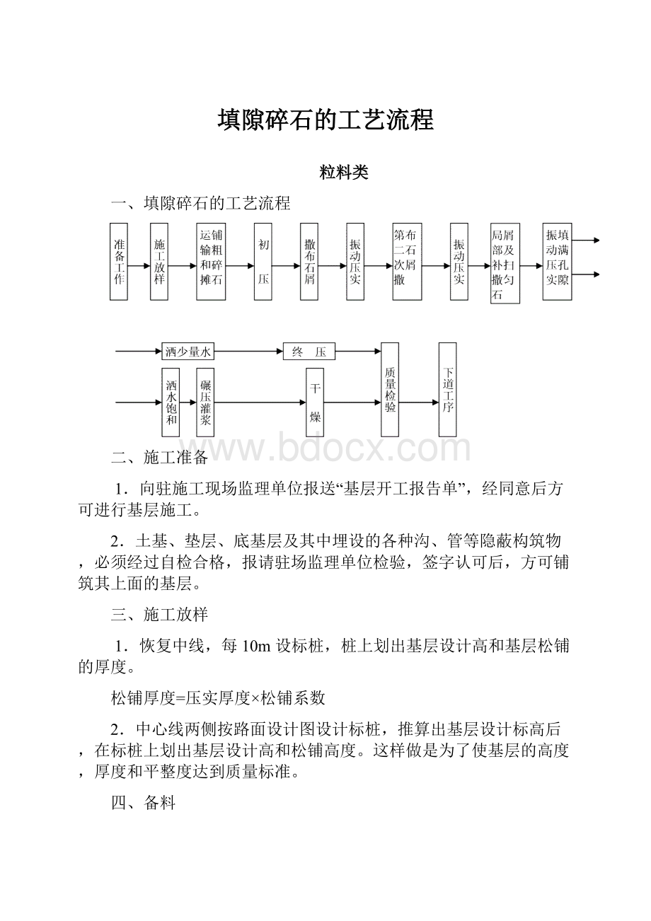 填隙碎石的工艺流程.docx_第1页