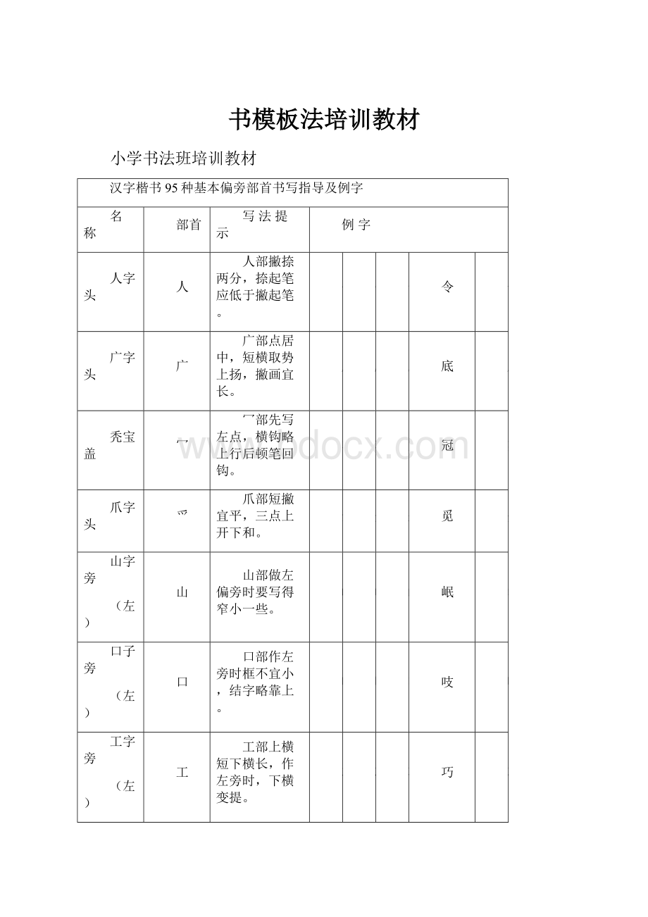 书模板法培训教材.docx_第1页