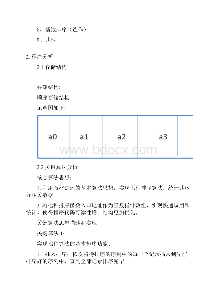 数据结构实验报告排序.docx_第2页