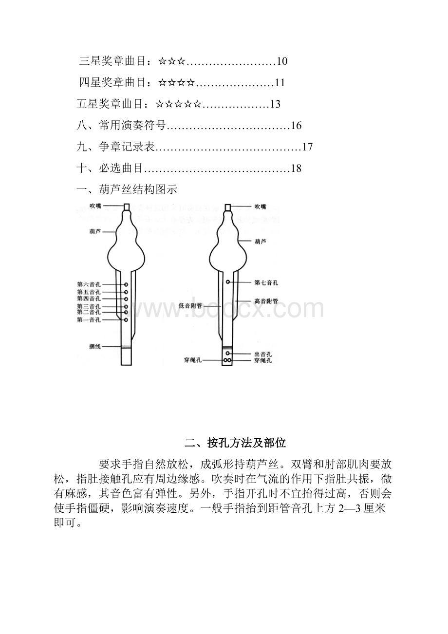 葫芦丝星级手册折页教案.docx_第2页