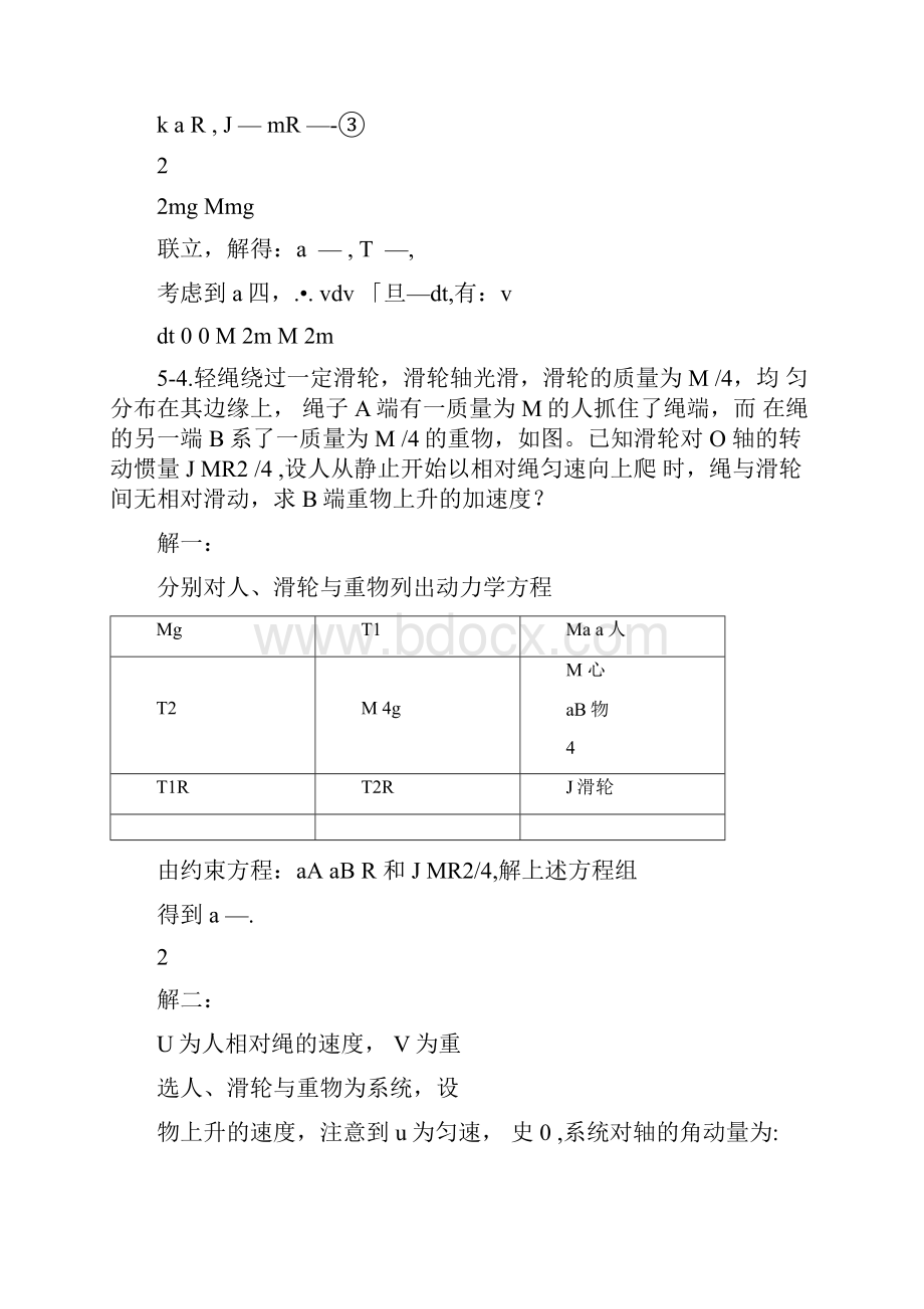 大学物理刚体力学基础习题思考题及答案.docx_第3页