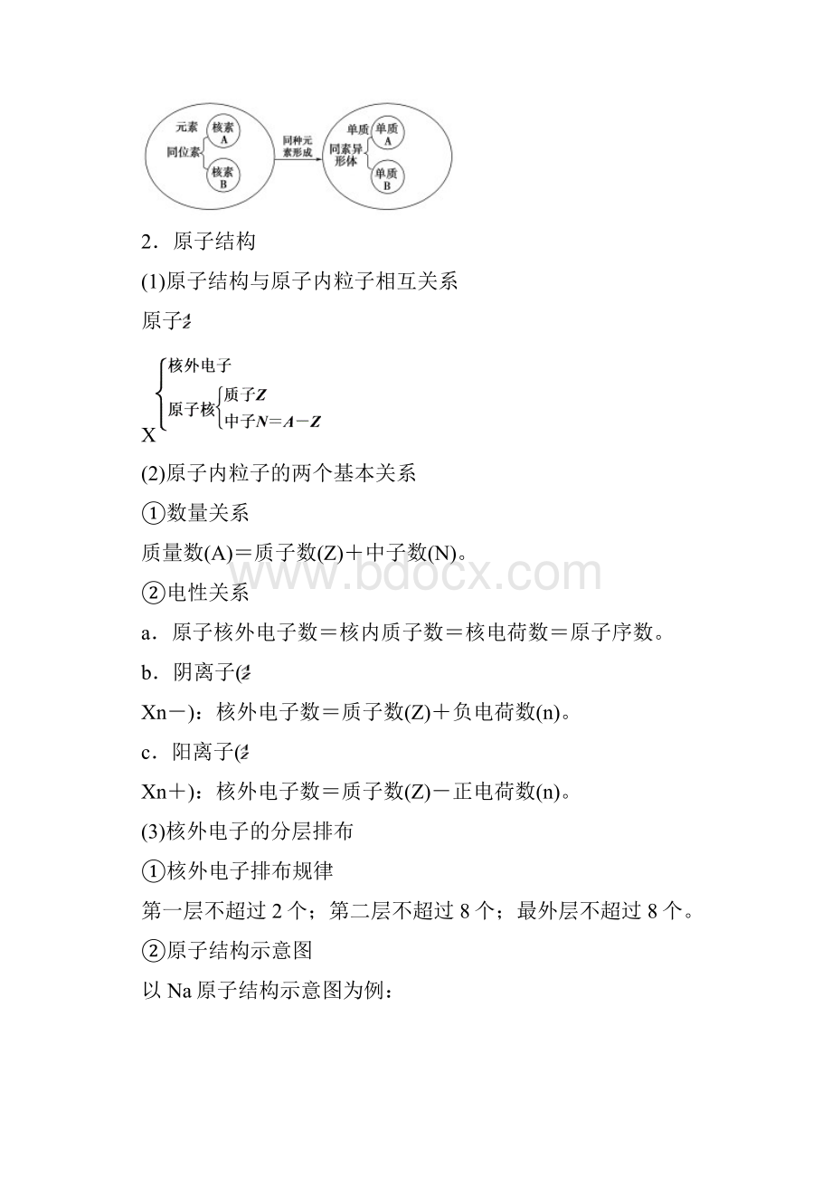 学年广东高中学业水平合格考试化学必修部分 第5章 专题10 原子结构与化学键.docx_第3页