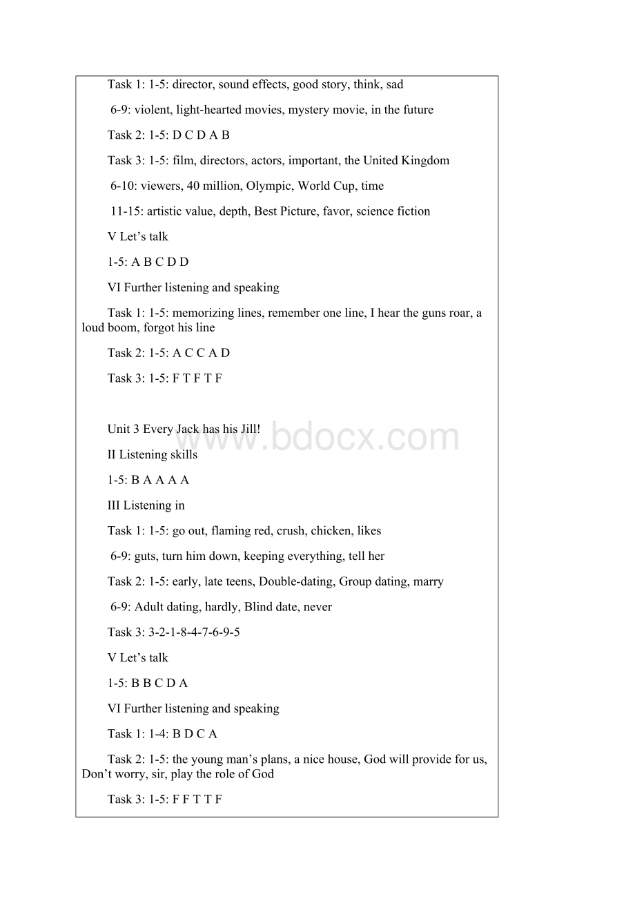 新视野大学英语第二版第2册视听说教程答案.docx_第2页