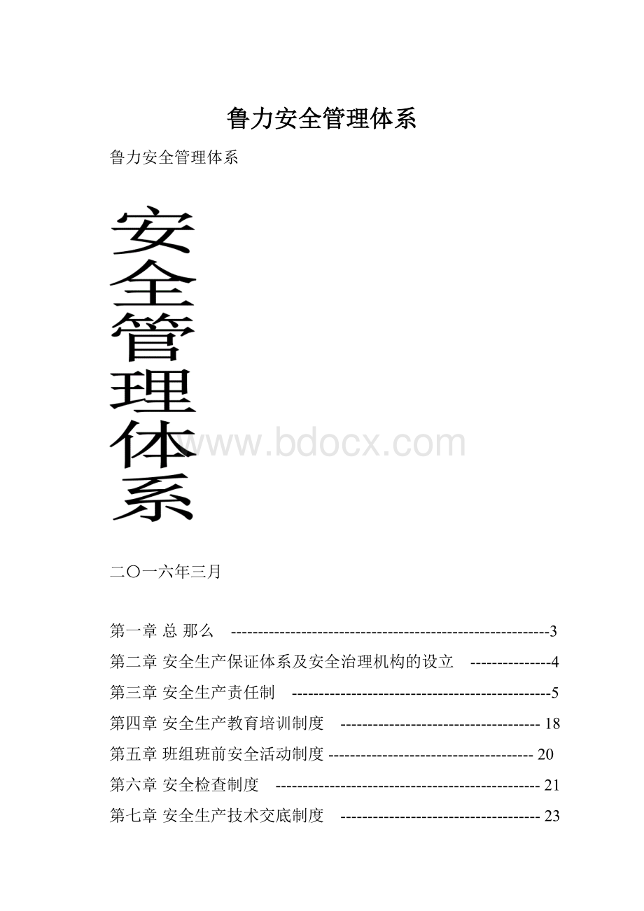 鲁力安全管理体系.docx_第1页