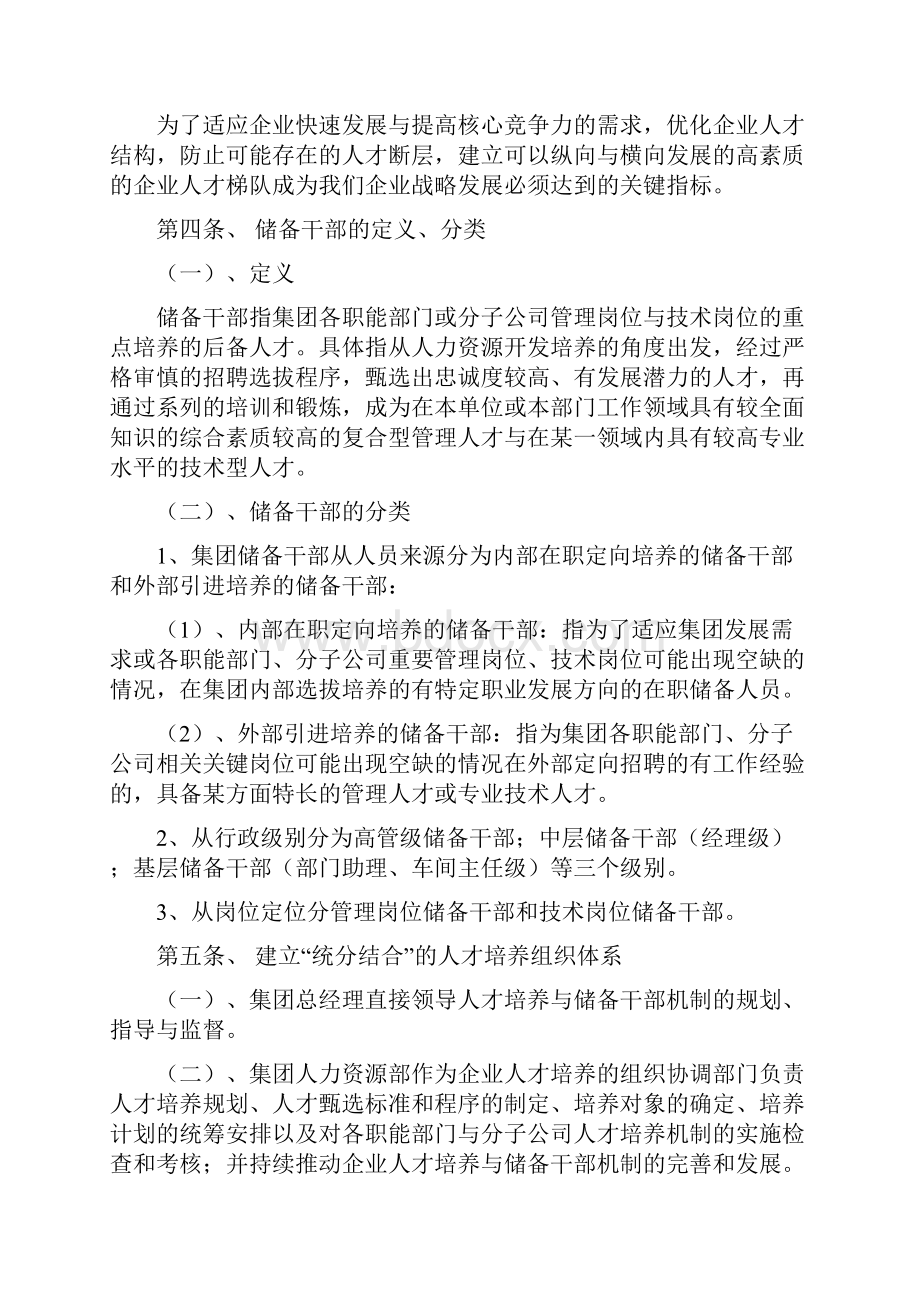 人才梯队与储备干部培养实施方案.docx_第2页