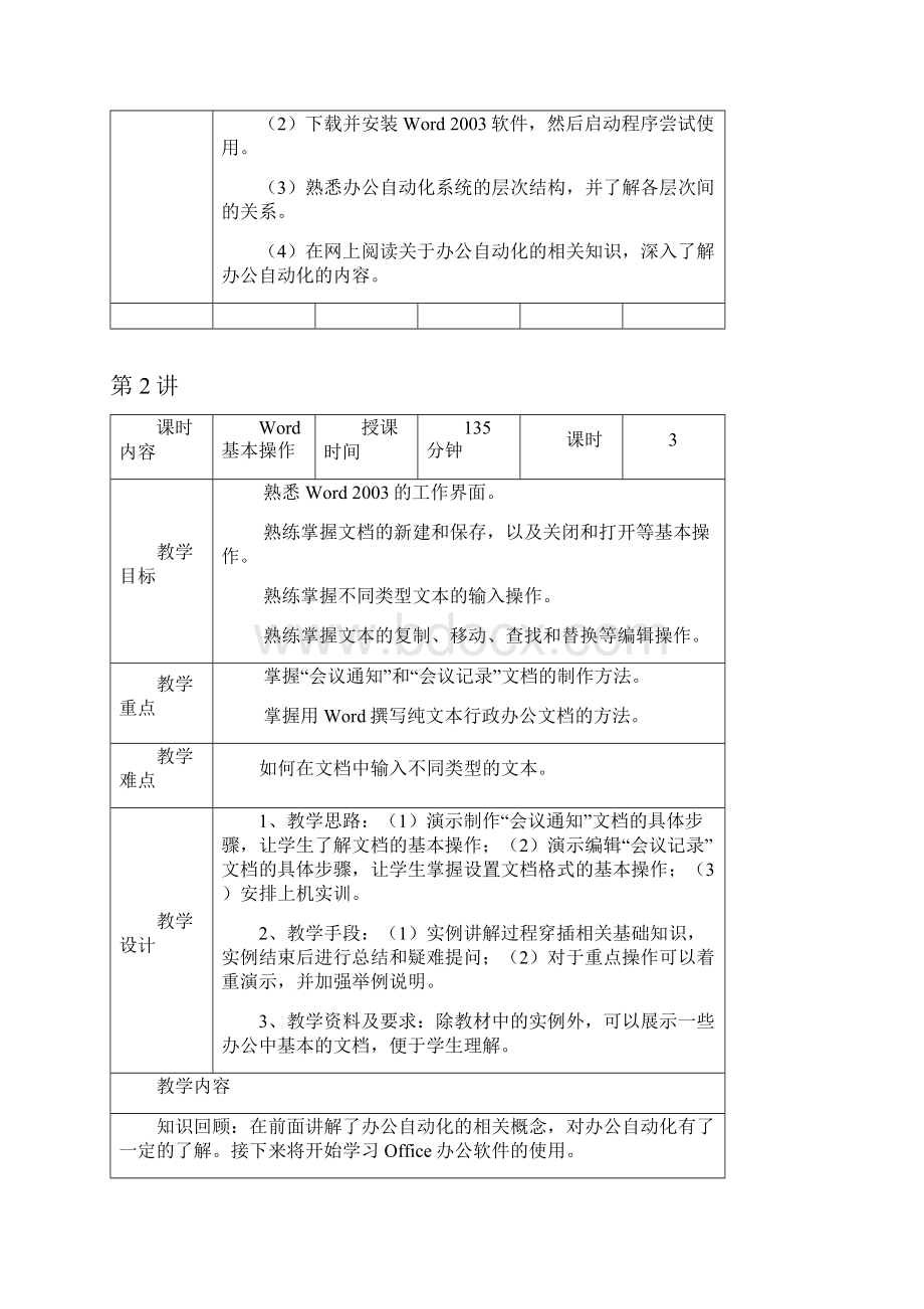 《办公自动化》教学教案设计.docx_第3页