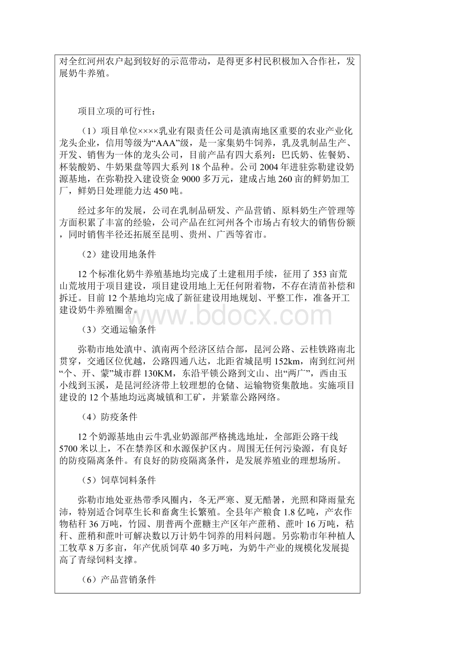 标准化奶源基地建设项目可行性研究报告.docx_第3页