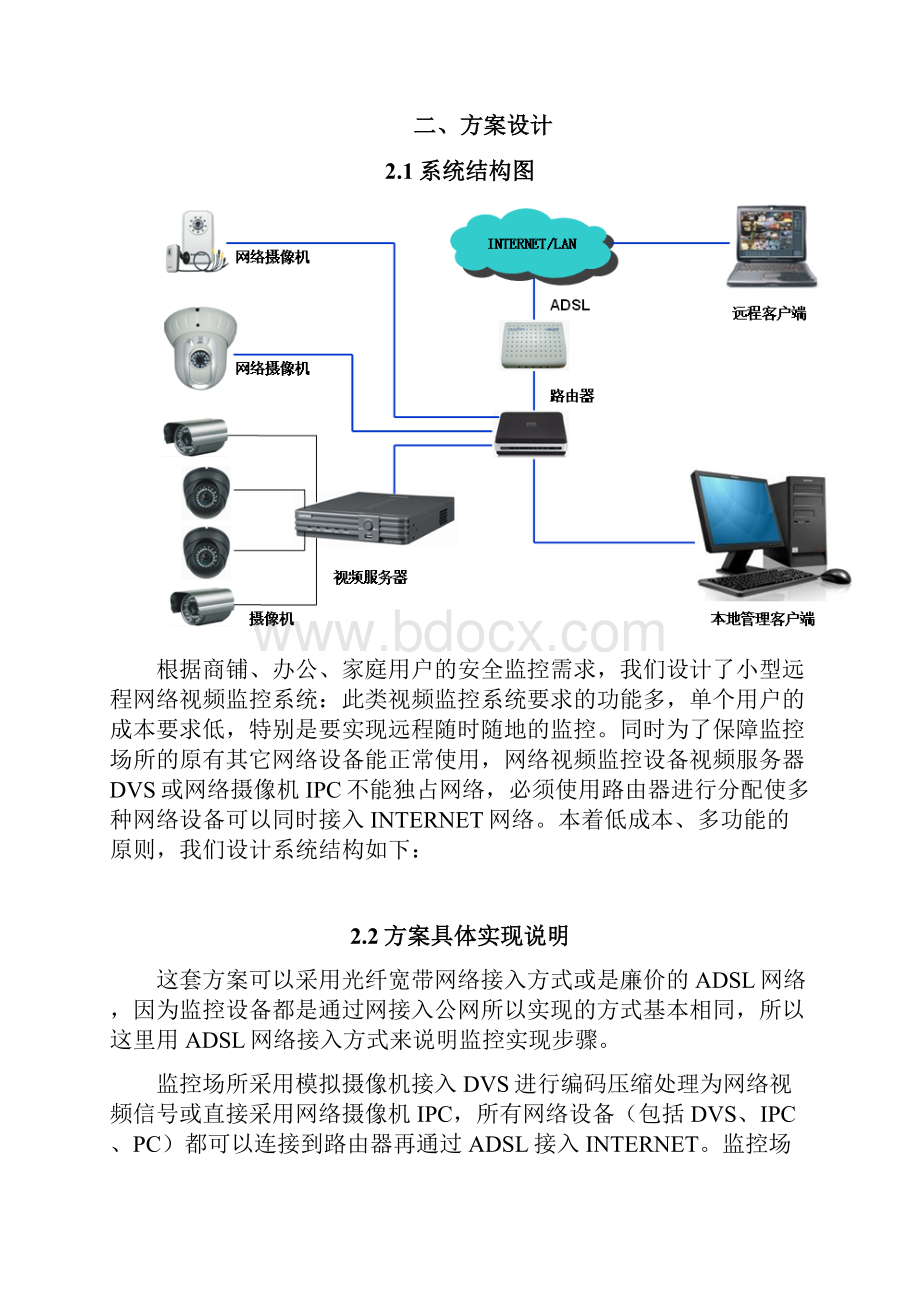 小型远程网络视频监控解决方案.docx_第2页