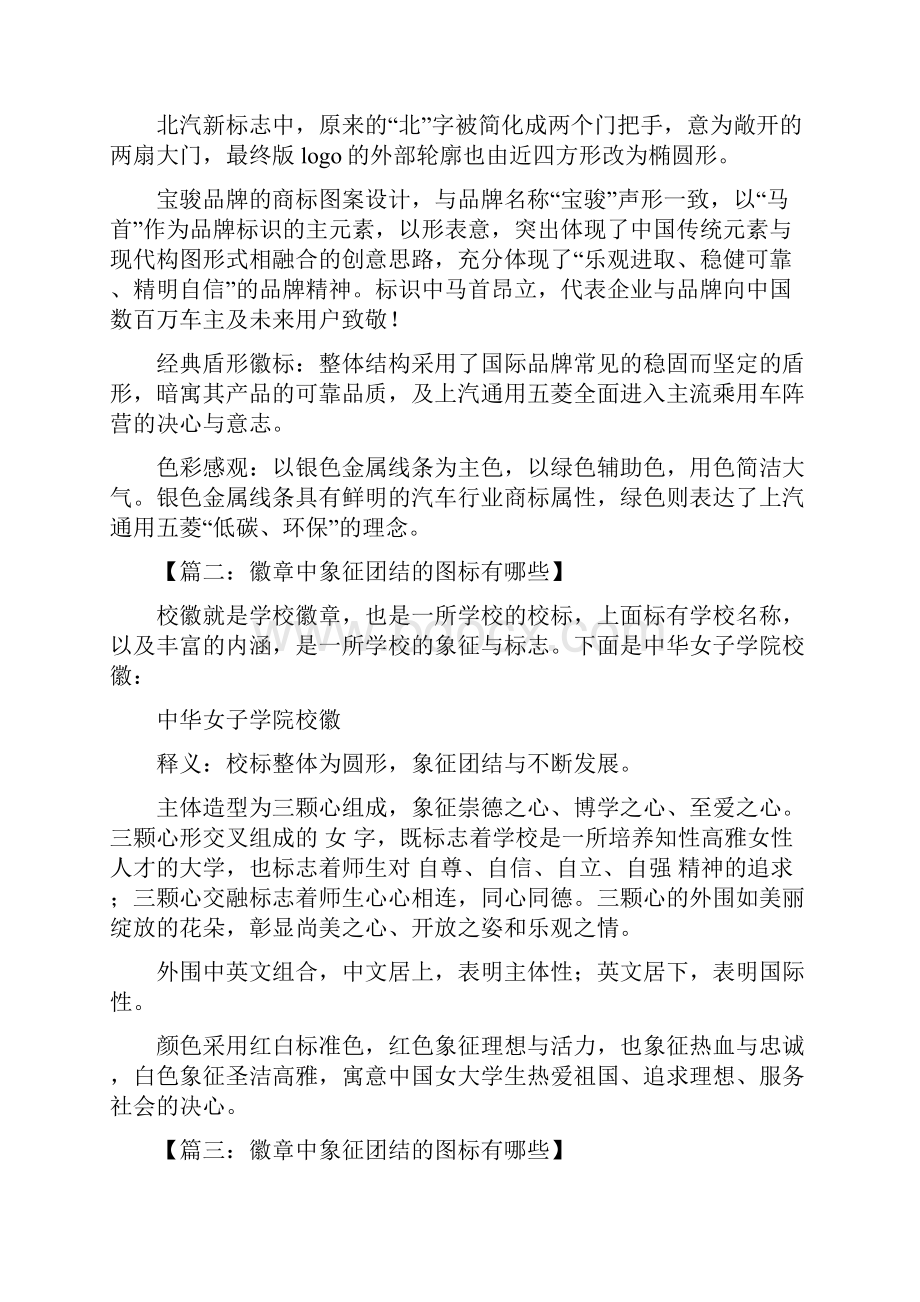 徽章中象征团结的图标有哪些.docx_第3页