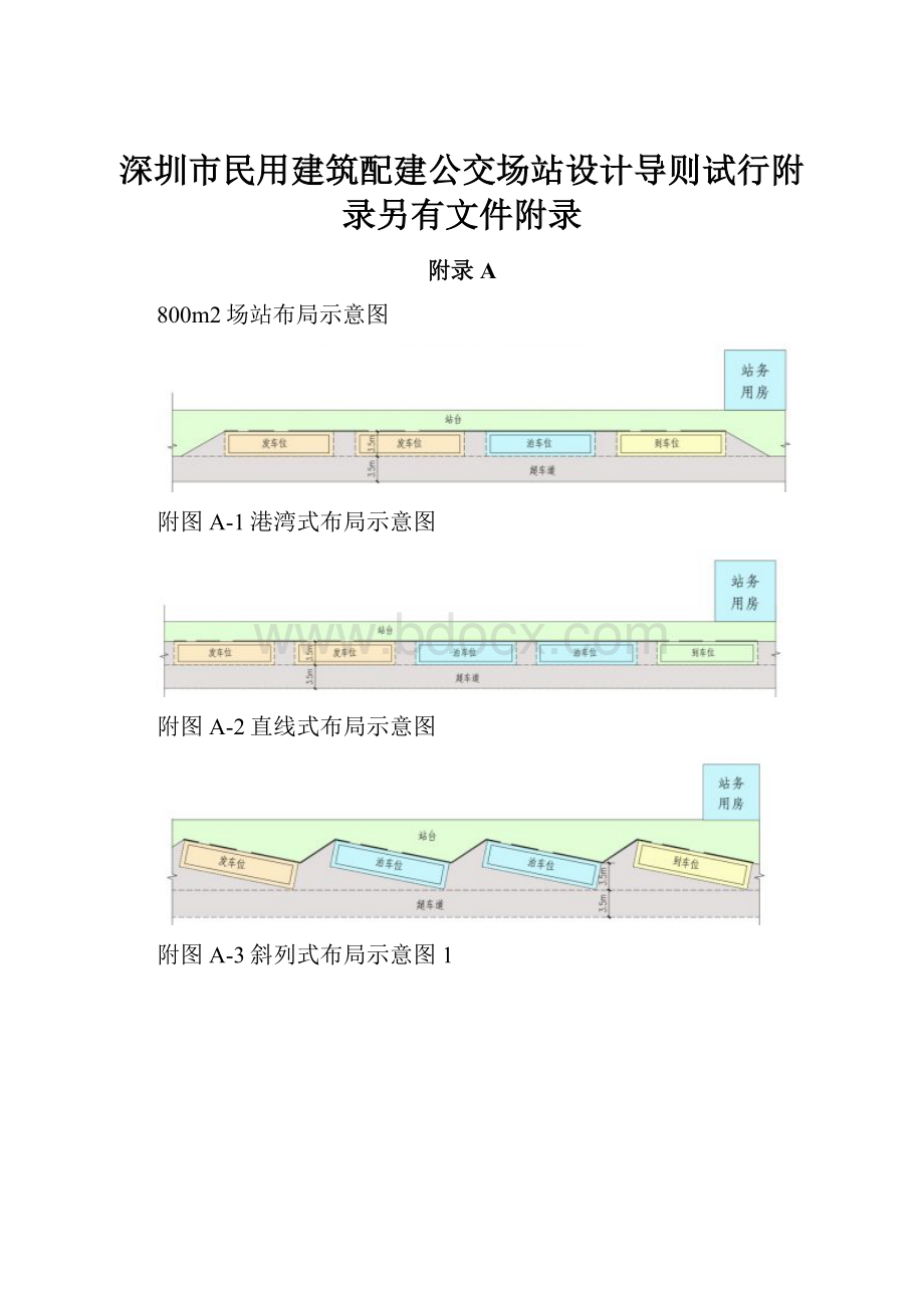 深圳市民用建筑配建公交场站设计导则试行附录另有文件附录.docx_第1页