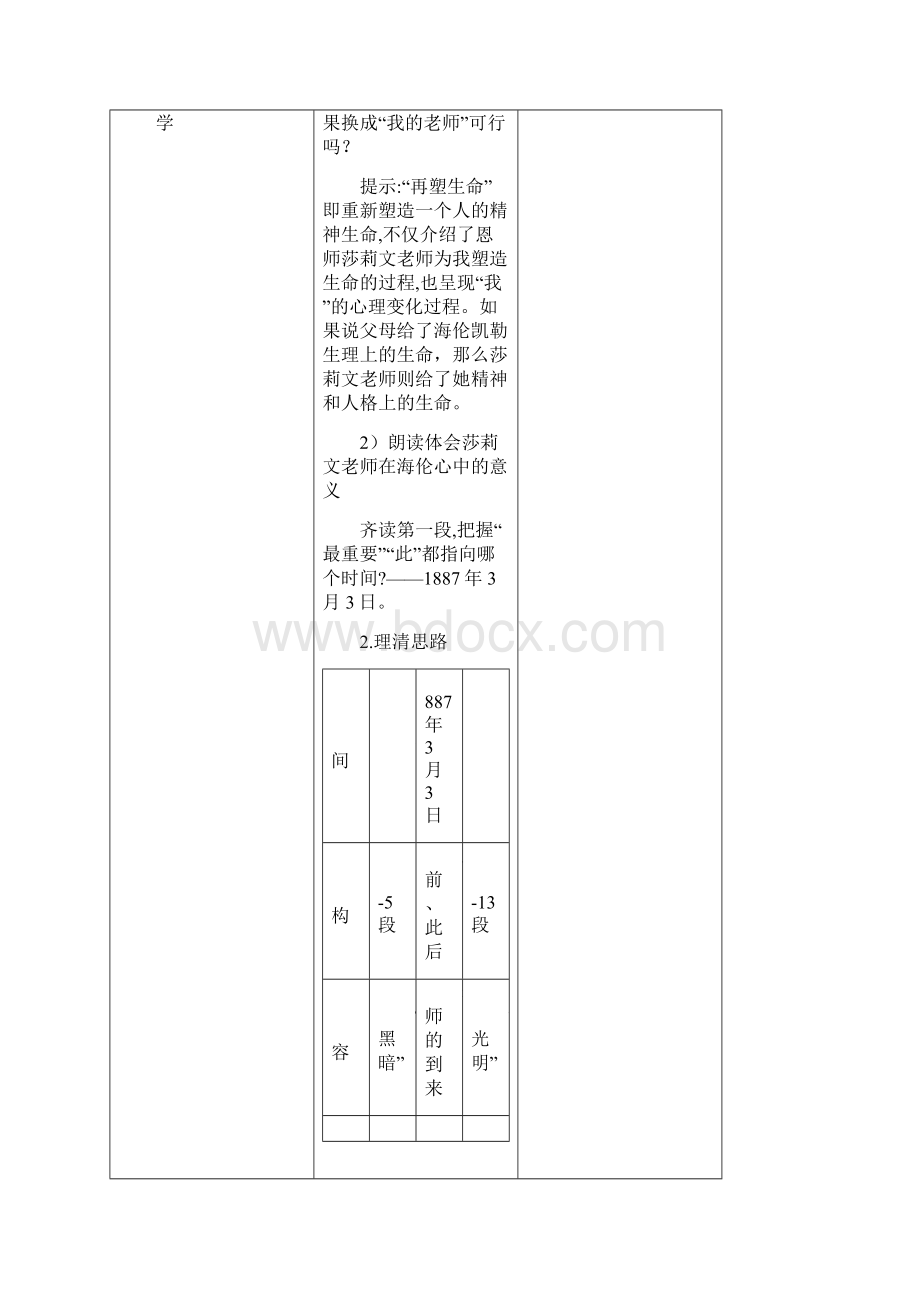 部编版七年级语文《再塑生命的人》优质教案.docx_第3页