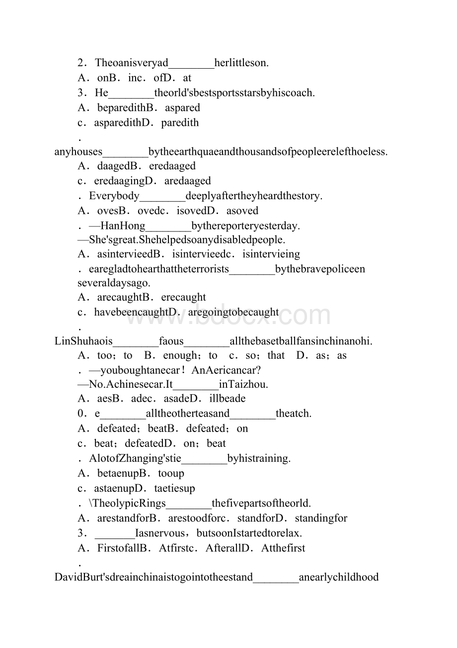 九年级英语上册Module8Sportslife单元测试题带解析外研版.docx_第3页