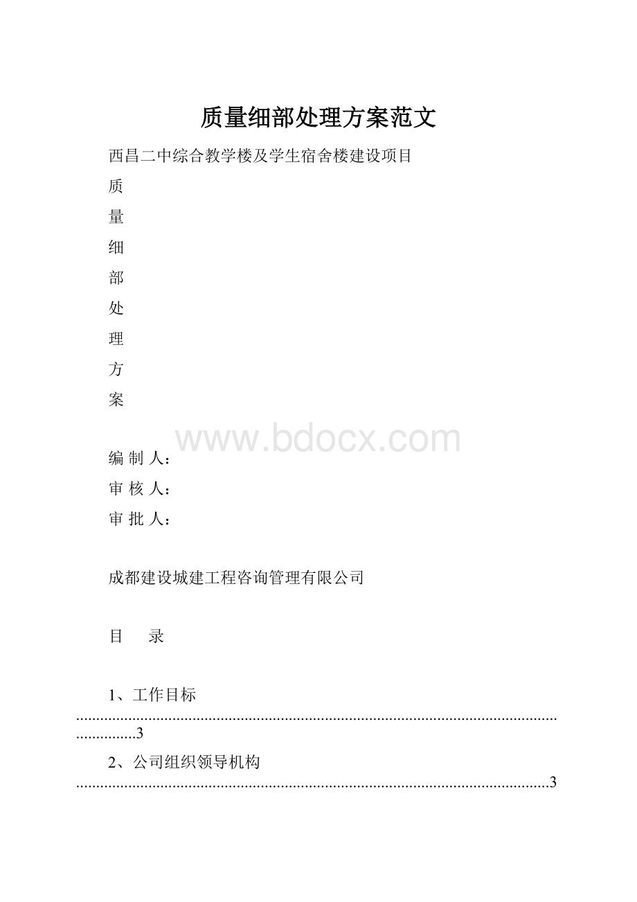 质量细部处理方案范文.docx_第1页