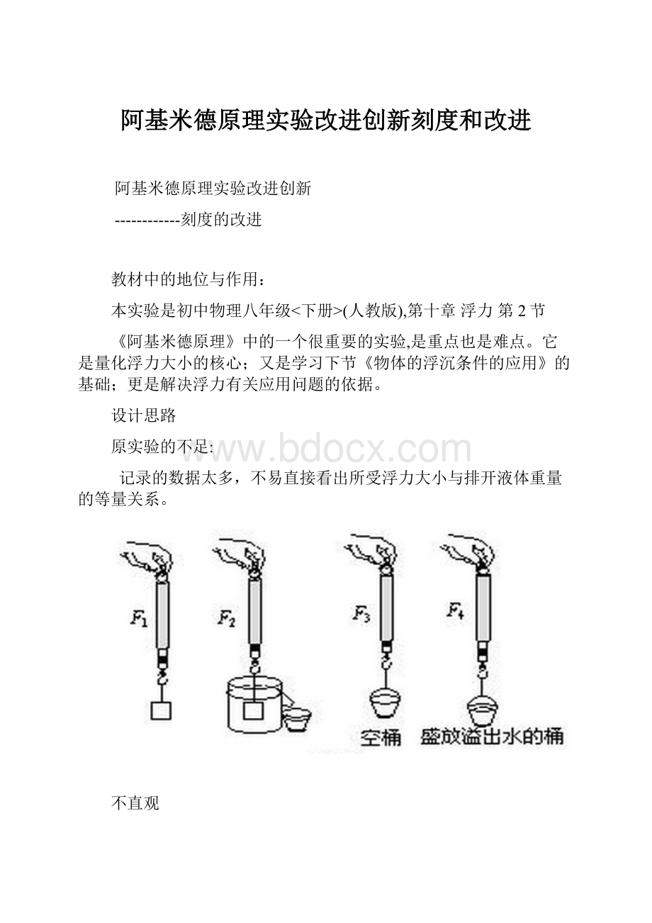 阿基米德原理实验改进创新刻度和改进.docx_第1页