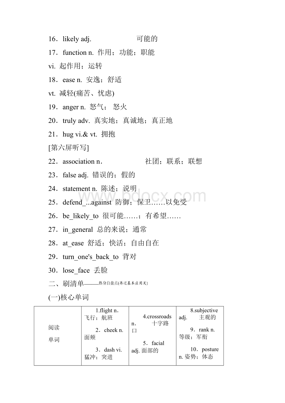 学年高中新创新一轮复习英语浙江专版讲义必修四 Unit 4 Body language.docx_第3页