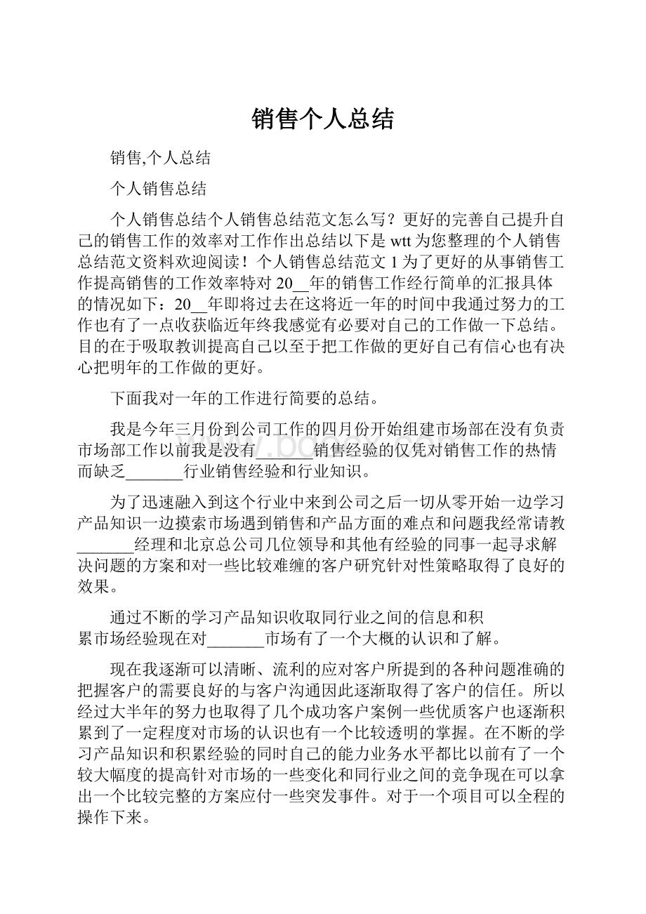 销售个人总结.docx_第1页