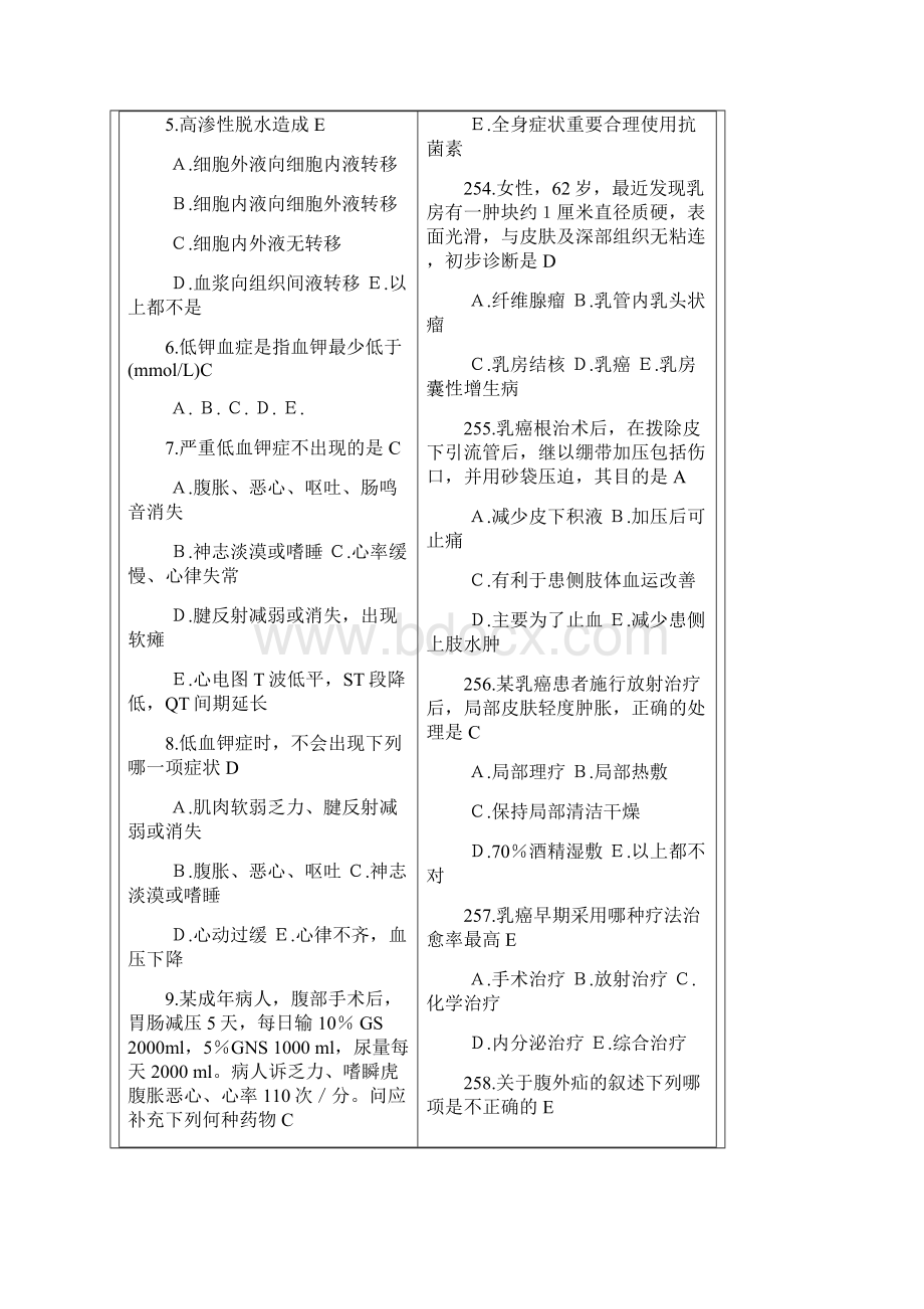 外科护理习题及答案.docx_第2页