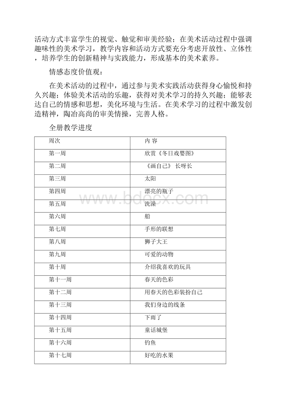 小学美术一年级下册教案.docx_第2页