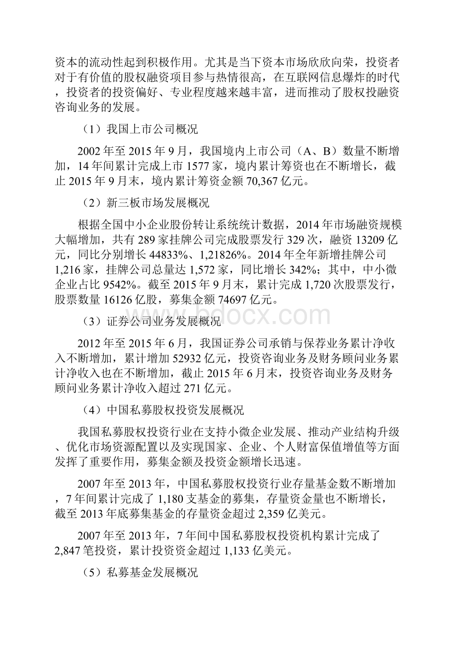 推荐精品股权投融资服务行业分析报告.docx_第3页