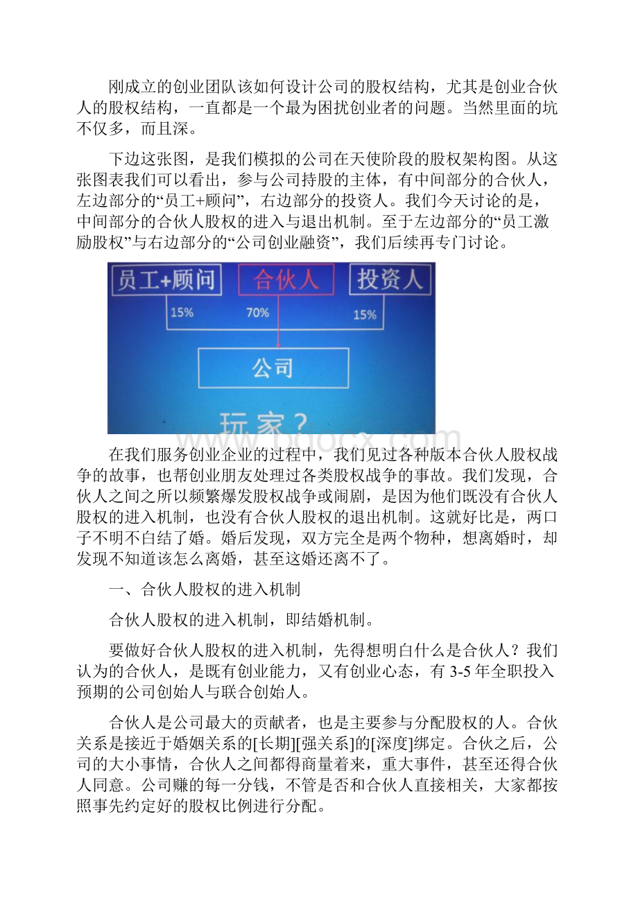 股东合伙人股权进入机制和退出机制范本共5份.docx_第2页