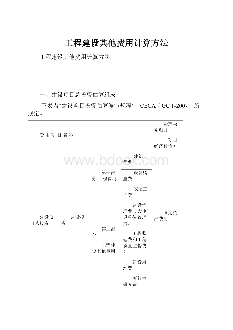 工程建设其他费用计算方法.docx_第1页