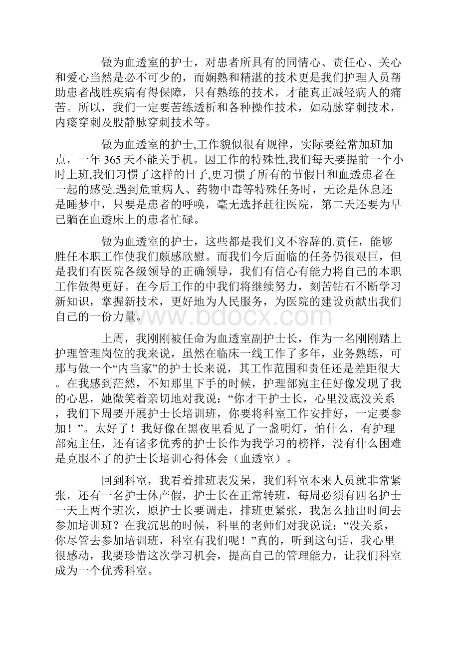 最新透析室护士的工作总结.docx_第2页