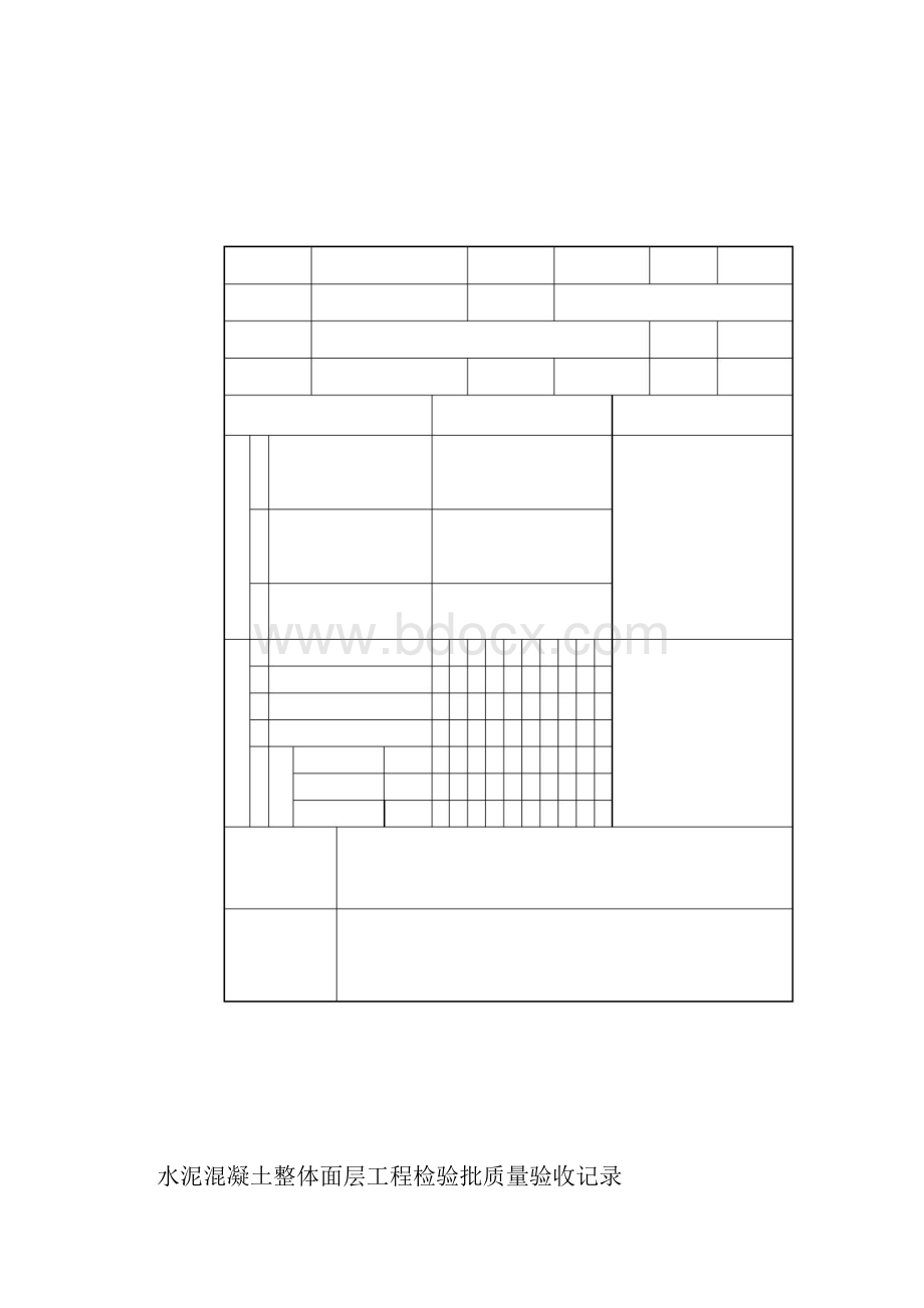 装饰装修检验批质量验收记录表格汇总.docx_第2页