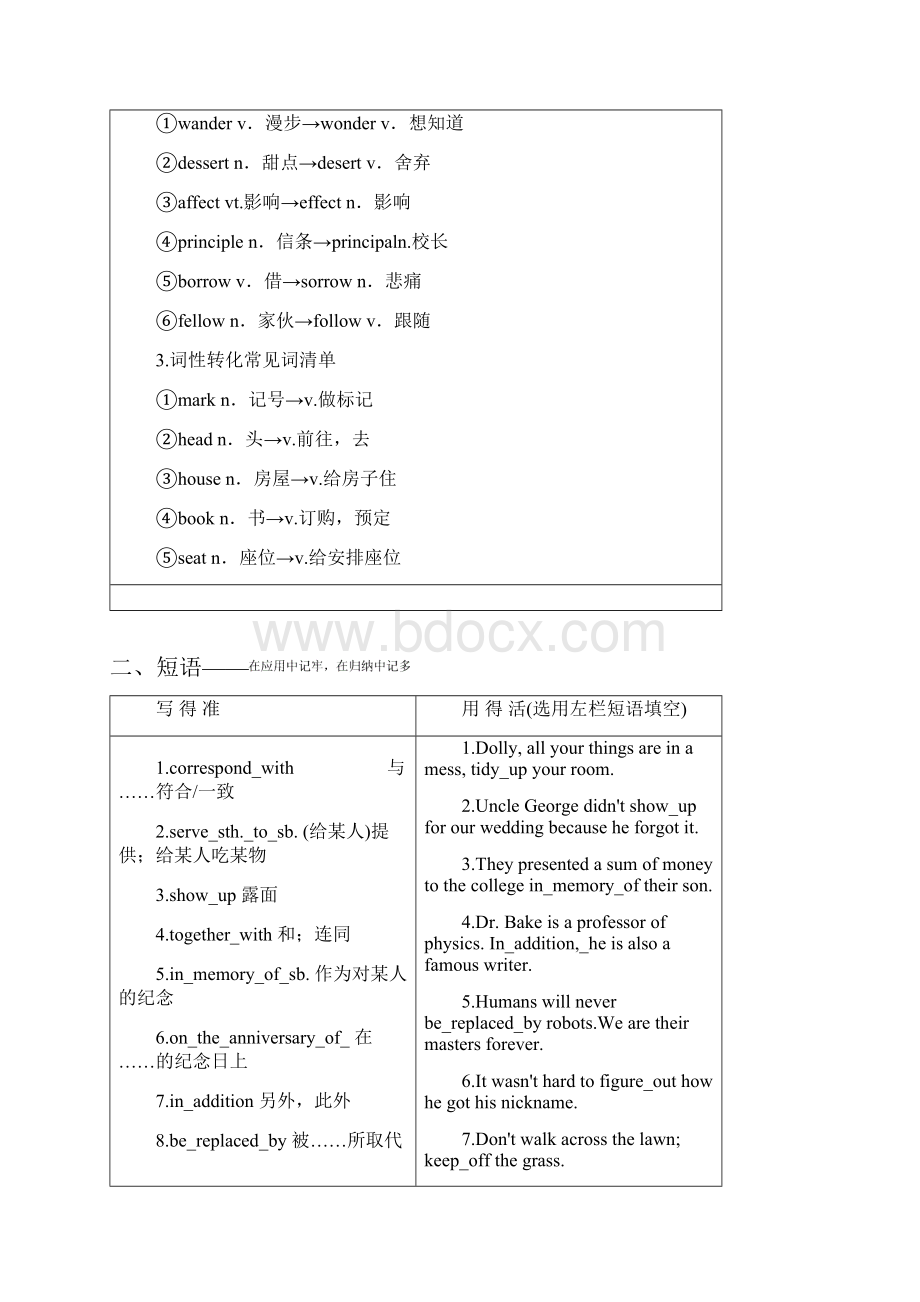 届高考英语一轮复习Unit3FestivalsandCelebrations学案重庆大学版必修3.docx_第3页