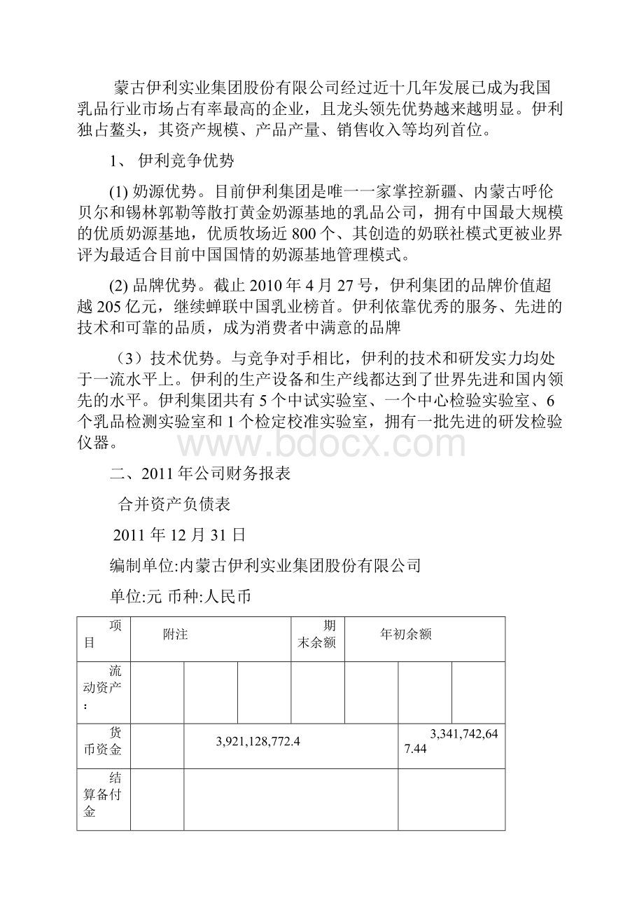 伊利年度报表分析.docx_第2页