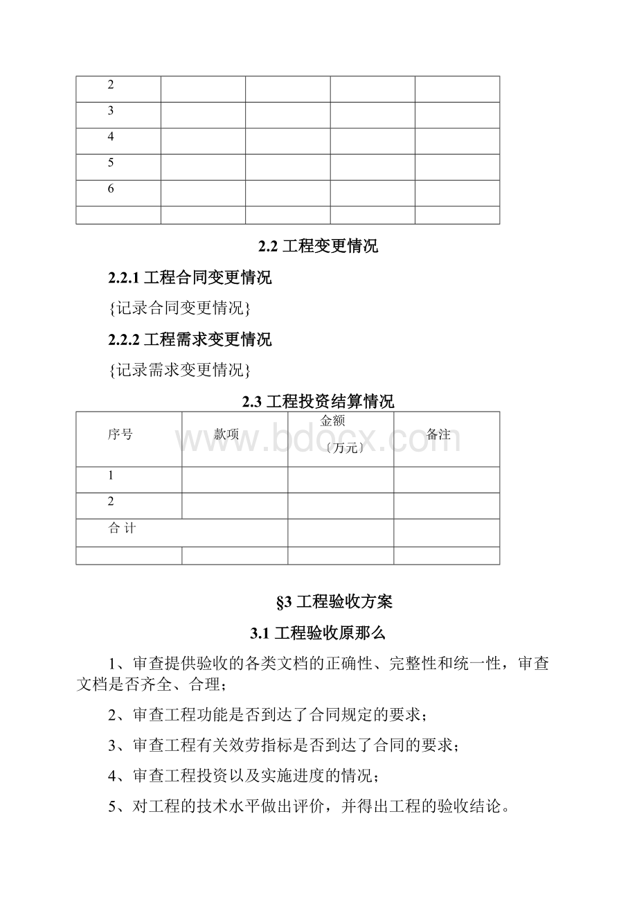 软件开发项目验收报告模板.docx_第2页