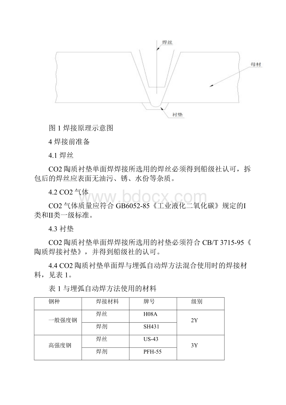 CO2陶质衬垫单面焊双面成型焊接工艺规范1.docx_第2页