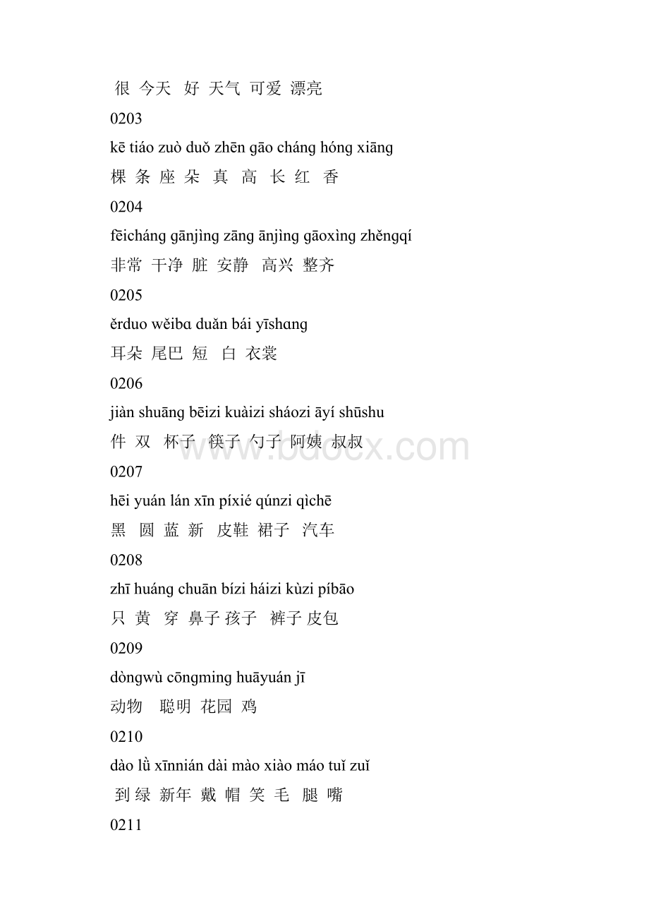 《汉语》基本词汇表及说明.docx_第3页