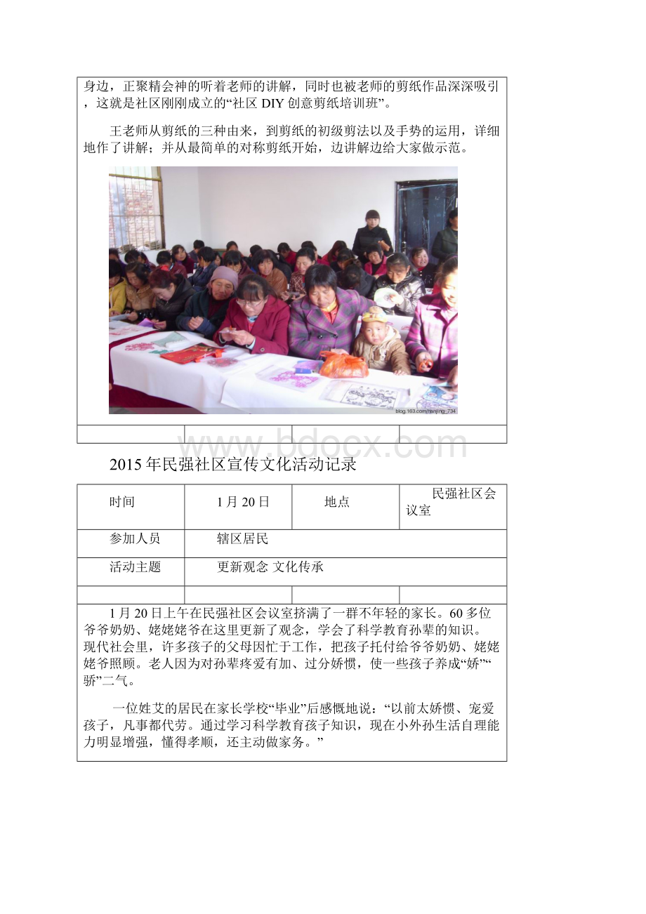 民强社区宣传文化活动记录.docx_第2页